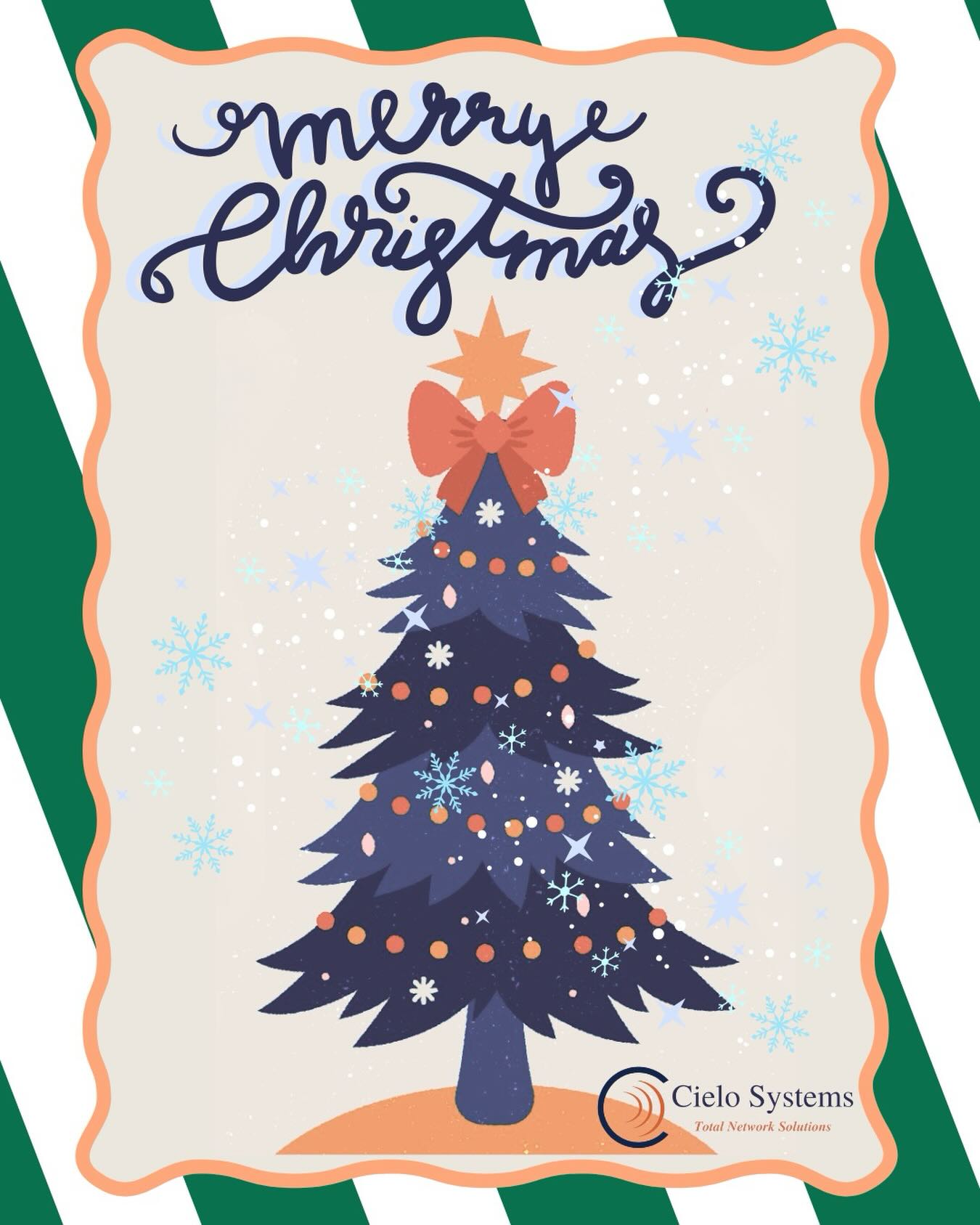 Happy holidays from the Cielo Systems team! 🎄❄️
Our office is currently closed for the holidays from 12/24 to 12/26. Wishing everyone a joyful Christmas!