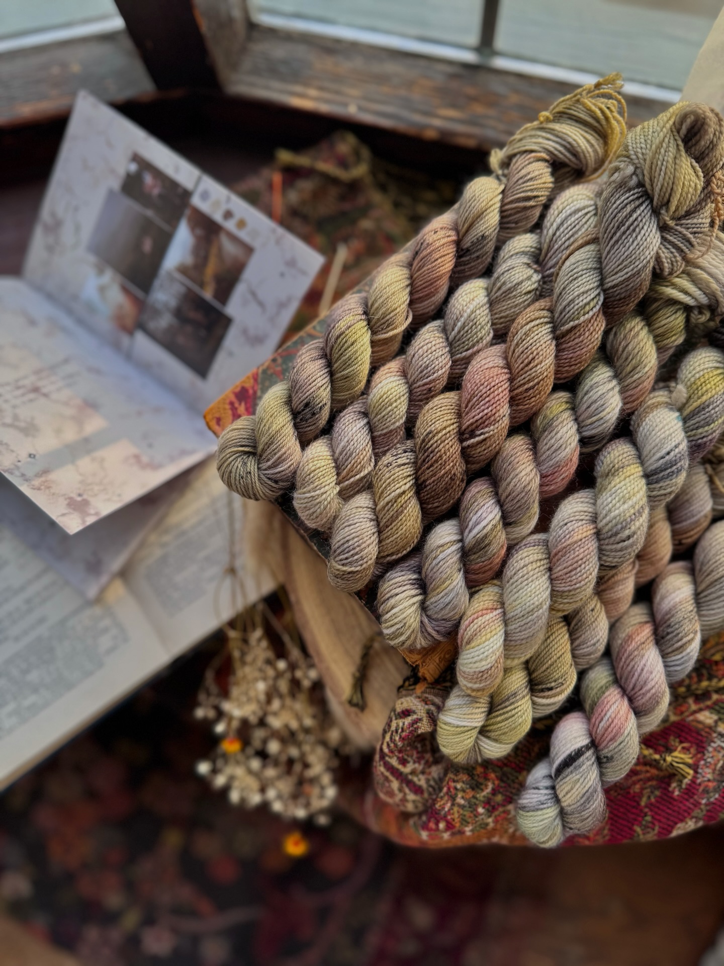 ‘The geese don’t approve’ - 🖤🪿Day 17
The light variegated I never knew I needed! Washes of pinks and greens with a pebble white base. Oh and those lil black speckles to represent those geese running up the garden path. Welcome to the weekend in the country section!
#thesocietyofquietsolitudes