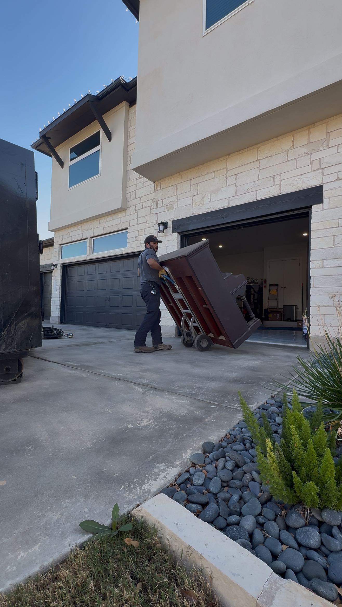 Sunday fun day piano removal #dashawayjunkhauling