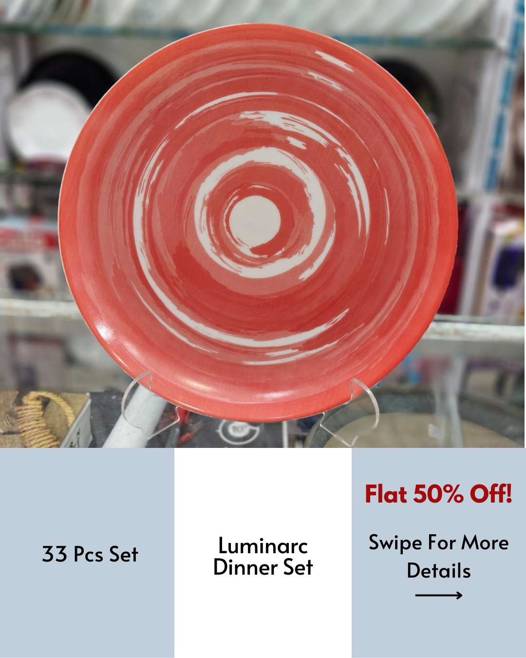 To order Dm Us or Contact on 9820108650 or Visit our shop in Mumbai (Address in Bio)
#luminarcdinnerset #flat50 #clearancesale #dinnerset #crawfordmarket