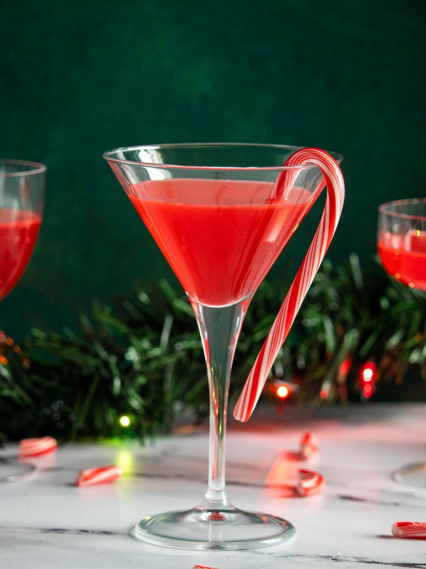 MERRY CHRISTMAS!!!
Sweeten your company with a Candy Cane Cosmopolitan 🍭
• 50ml Vodka
• A dash of Peppermint extract
• 25ml Cranberry Juice
• Juice half a Fresh Lime
• 25ml Sugar Syrup
• Crushed Candy Canes (for rimming)
1. Rim a martini glass with crushed candy canes.
2. In a shaker, combine vodka, peppermint drops,
cranberry juice, lime juice, and sugar syrup with ice.
3. Shake well and strain into the prepared glass.
4. Garnish with a mini candy cane.
(Use peppermint tea with half a teaspoon of sugar as an alternative to peppermint extract and sugar syrup)
Lots of Love,
Beetle Juice x