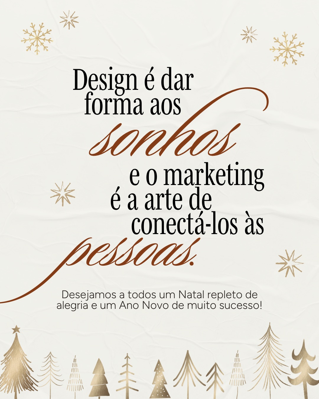 Design é dar forma aos sonhos, e o marketing é a arte de conectá-los às pessoas. 🎄✨
Neste fim de ano, a equipe da Crillanovick Comunicação quer agradecer a cada cliente, seguidor e parceiro que fez parte da nossa jornada. Que a luz destas festas inspire novos projetos, grandes ideias e conexões verdadeiras.
Estamos prontos para fazer de 2026 um ano visualmente incrível e estrategicamente imbatível ao seu lado! 📸🎨
Desejamos a todos um Natal repleto de alegria e um Ano Novo de muito sucesso!
#Porto #Portugal #DesignGráfico #MarketingDigital #GestãoDeRedesSociais #Fotografia #BoasFestas #Criatividade #Sucesso #AnoNovo