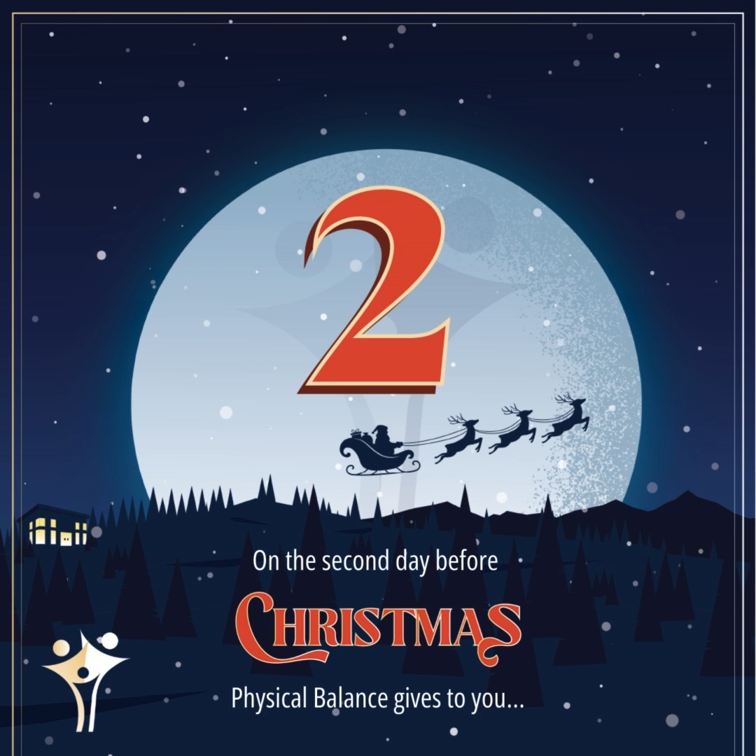 On the second day before Christmas, Physical Balance gives to you…
2 fabulous Foot Health Practitioners – Sarah & Gillian – on hand 4 days a week to ensure the feet of Basingstoke are well looked after!
A standard Foot Health Care appointment can assist with:
• Trimming nails
• Fungal and thick nail reduction
• Corns
• Athlete’s foot
• Hard skin removal and cracked heels
• Skin conditions
• General foot care maintenance
We also offer Specialist Foot Health Care treatments including verruca treatments; orthotics and insoles, specialist fungal nail treatments, nail reconstruction and a non-invasive alternative to nail surgery with Onyfix.
If you haven’t visited us for Foot Health Care before, or just want to know a little more about it, you can visit our website (link in our bio) 😊 #physicalbalance #thestudioatphysicalbalance #basingstokeclinic #christmas2025 #pb12daysofchristmas #foothealthcare #foothealthcarebasingstoke