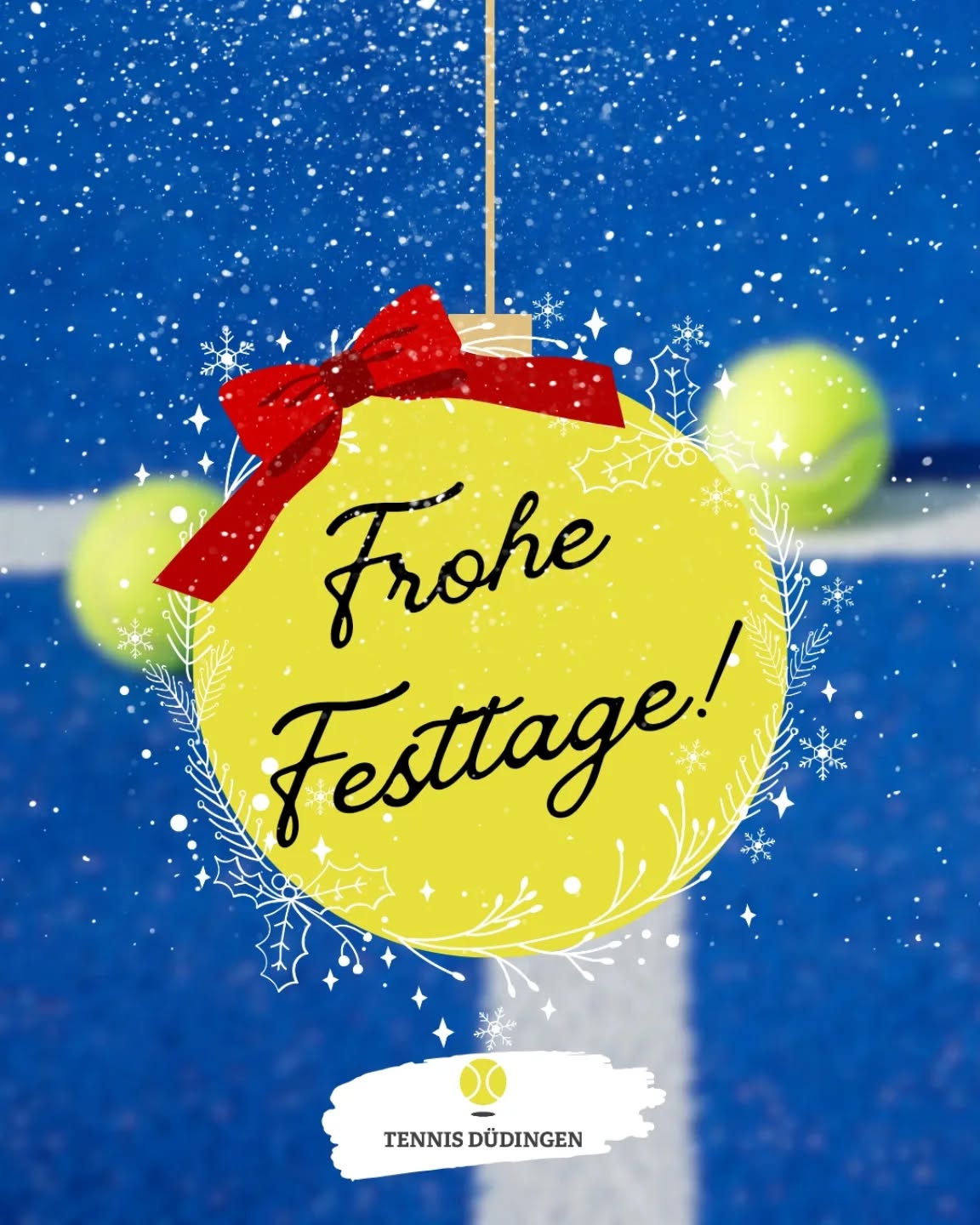 ✨️ Danke an alle Sportbegeisterten, die unser Center jeden Tag mit Leben füllen. Frohe Weihnachten! 🫶🎄❤️
#tennisdüdingen #tennis #padel #squash #weihnachten