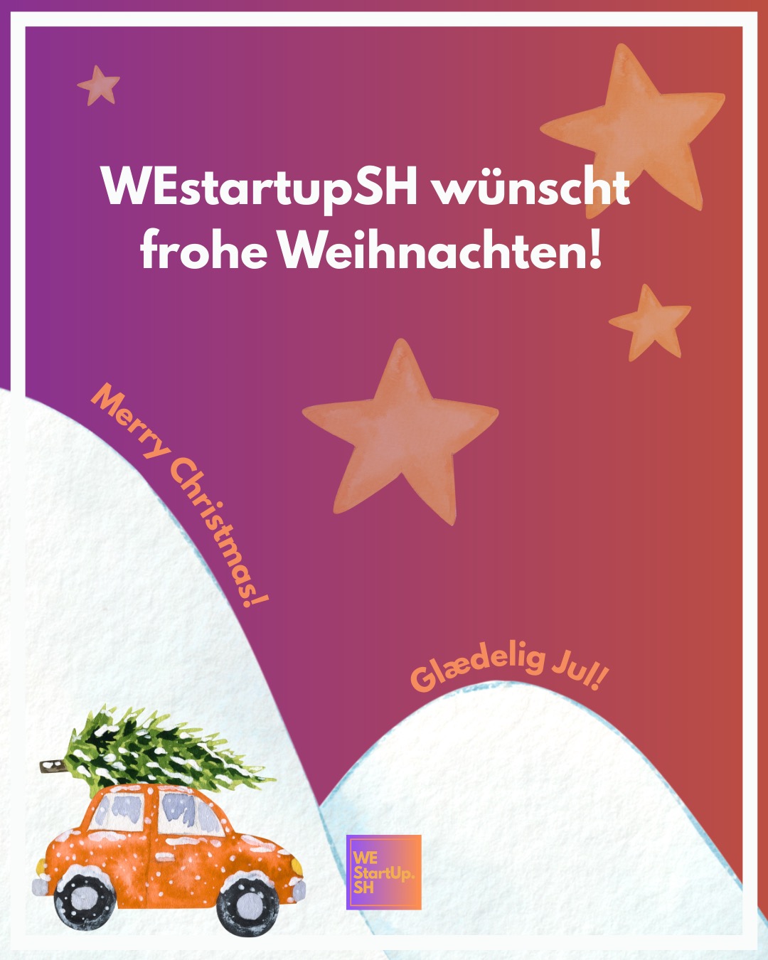 Wir verabschieden uns bis zum 05.01.2026 in die Weihnachtspause und wollen uns an dieser Stelle ganz 💛-lich bei Euch für das Jahr 2025 bedanken!
🎄Wir wünschen allen frohe und erholsame Festtage und einen guten Rutsch ins neue Jahr 🎄.
🙏 Für die wertschätzende und konstruktive Zusammenarbeit im ausklingenden Jahr möchten wir uns von ganzem Herzen bedanken. 🙏
Es ist schön zu sehen und zu spüren, dass die Community, die sich für ein inklusiveres Entrepreneurial Eco-System einsetzt, stetig wächst.
🎆 Wir freuen uns, gemeinsam mit euch im neuen Jahr mit neuer und frischer Energie weiter zu wachsen und zu gestalten. 🎆
🙌Euer WestartupSH-TEAM🙌
#westartupsh #womensentrepreneurship #christmas #newyear #2026