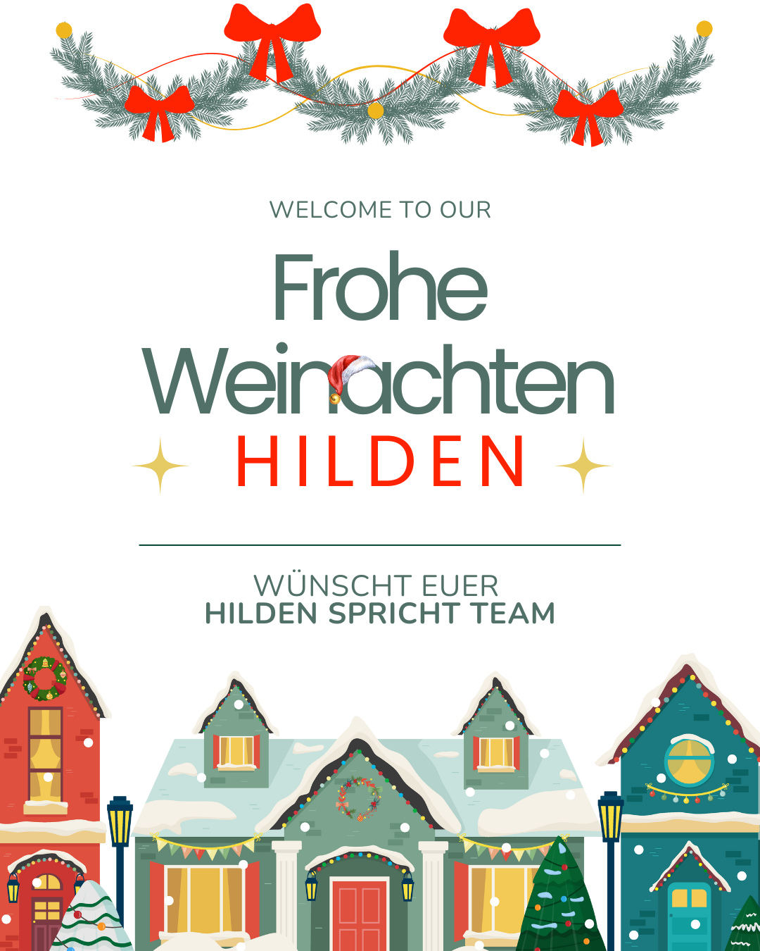 Liebe Hildenerinnen, liebe Teilnehmerinnen von Hilden spricht,
wir, euer Hilden spricht-Team, wünschen euch frohe Weihnachten und eine wunderschöne Zeit mit euren Liebsten – in Hilden und überall auf der Welt. ✨
Danke, dass ihr in diesem Jahr mitdiskutiert, mitgefühlt und mitgestaltet habt – ihr macht das „Wohnzimmer der Demokratie“ erst lebendig.
Genießt die Weihnachtstage, erholt euch gut und kommt gut ins neue Jahr. Wir freuen uns schon auf viele weitere Gespräche mit euch in 2026. 💬🎄
#hilden #weihnachten #hildenspricht