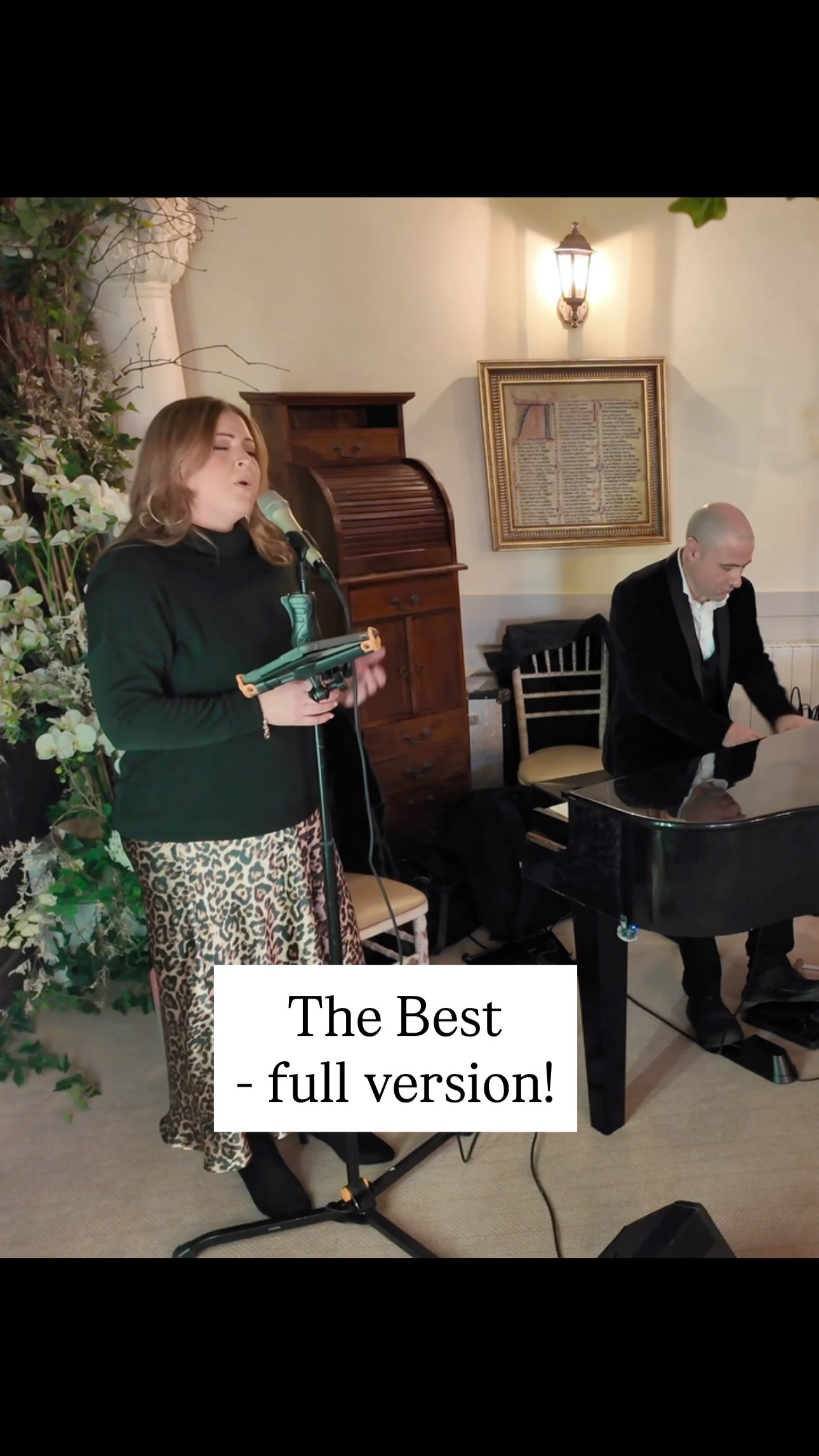 I’ve had so many people looking for the full version of this! So glad you like it :)
Acoustic version of “The Best”
Live at @darver_castle
Piano @podgekeysandsax
#thebest
#irishwedding
#irishweddingsinger
#weddingmusic
#weddingsong