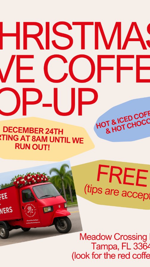 As our last unofficial event of the year, we hosted a free pop-up for our neighbors. We introduced ourselves and our business while spreading holiday cheer! Our favorite neighbors were the little humans 🤗
Merry Christmas to all! May God bless you in the new year. 🥂🌹