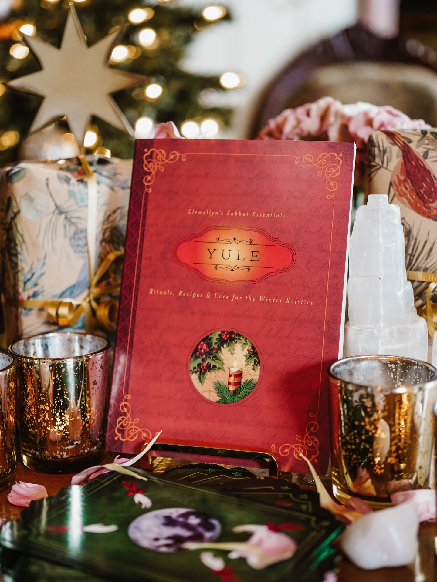 🎄On the longest night, by candle & cheer,
we welcome Yule and the turning year.
May winter hold you safe and bright,
as dreams give way to newborn light. ✨
Tonight we honor Yule, the longest night of the year. A time when the wheel turns and we celebrate the return of the sun. Ancient Celtic stories tell tales of the Holly King, ruler of the waning year, as he steps aside for the Oak King to rise, bringing with him the promise of warmth, growth, and renewal. Their eternal battle symbolizes the balance between endings and beginnings, reminding us that the light is never truly lost.
Yuletide invites us to embrace the gentle magick of turning inward. Alter spaces may be decorated with candlelight, evergreens, and hearth fires, welcoming protection and resilience into the dwellings. Crystals like garnet, bloodstone, clear quartz, and obsidian are often used to support grounding, courage, and inner warmth. Herbs such as cinnamon, clove, rosemary, pine, and bay carry intentions of protection, and prosperity. Winter is a time of reflection, rest, and tending the inner flame. Listening deeply and honoring cycles.
To all in our community, we wish you a bright and abundant Yule! May the season be filled with blessings, your hearth be protected, and all your cups be full. Happy holidays from all of us at Tea & Tarot. ❄️✨
#TeaAndTarot #Yule #WinterSolstice #Connecticut WitchLifw