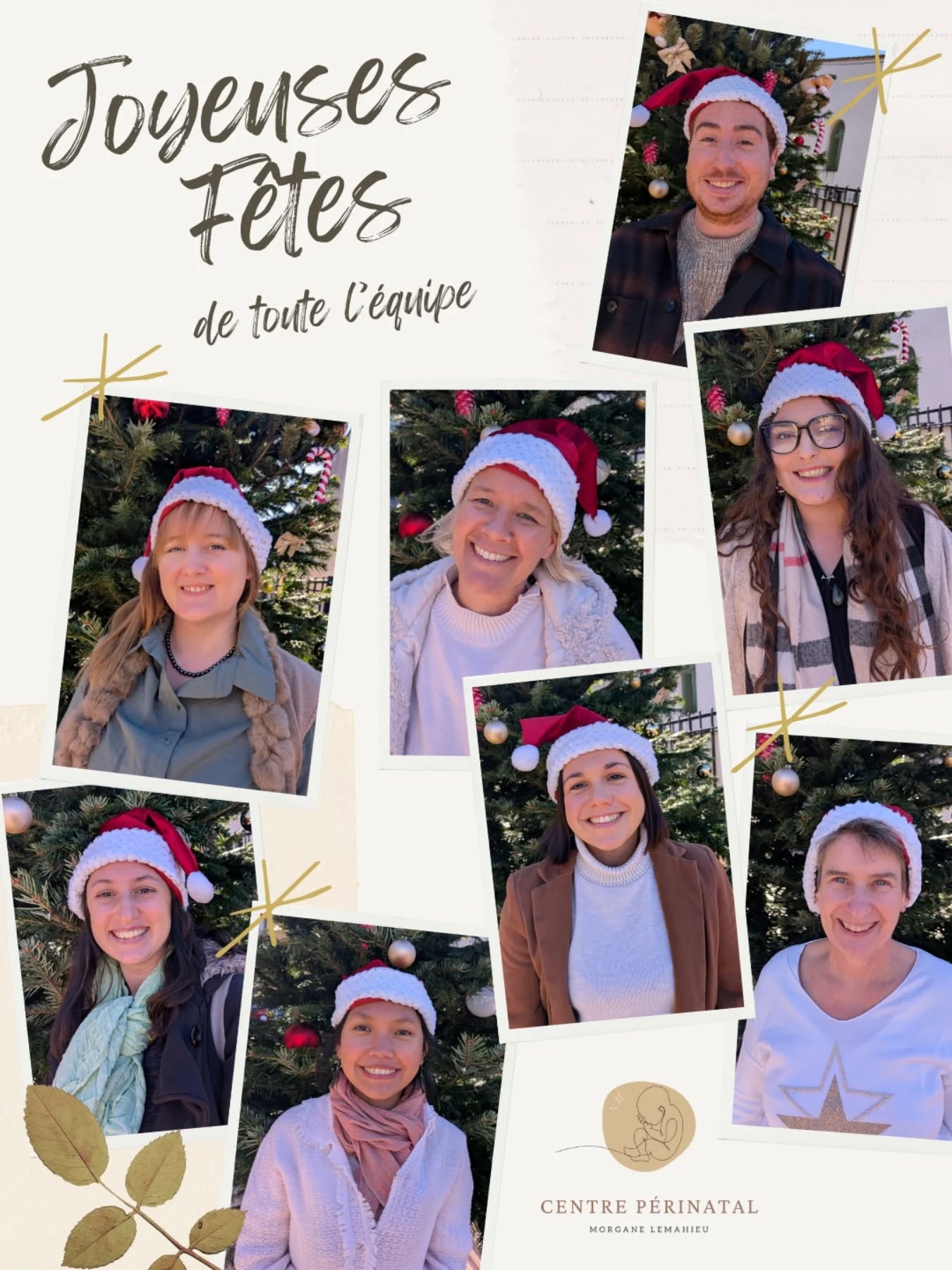 🎁 Toute l'équipe du Centre Perinatal de Brignoles vous souhaite de passer de belles fêtes de fin d'année 🎁