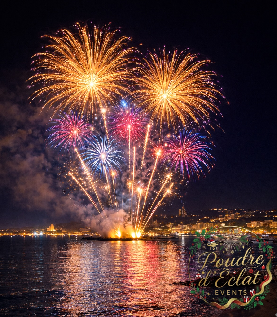 Feux d’artifice et moments d’exception.
Toute l’équipe Poudre d’Éclat Events vous souhaite de très belles fêtes de fin d’année.
Rendez-vous très bientôt pour faire briller vos événements. ✨
#PoudreDEclatEvents #FeuDArtifice #Evenementiel
#mariage2026provence