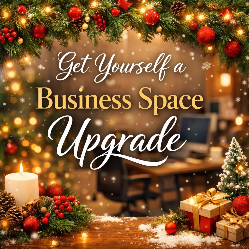 A day late, but still right on time 😉🎄
Consider this your sign to get yourself a business space upgrade before the new year hits.
New season. New goals. New space. ✨
#MyZenZone #BusinessUpgrade #ChristmasVibes #SmallBusinessLife #NewYearNewSpace