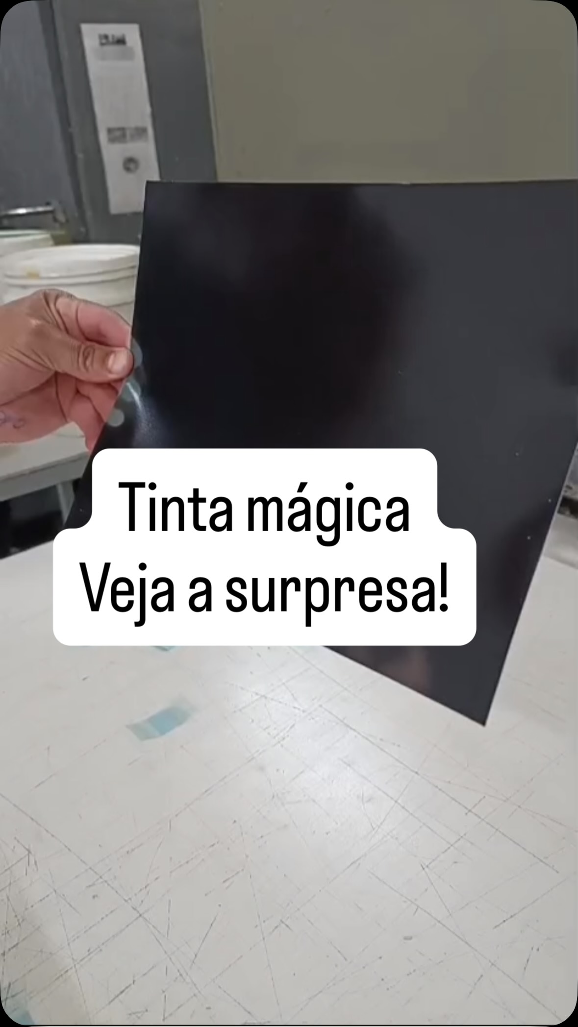 Veja a mágica acontecer! Tinta mágica!
#criatividade