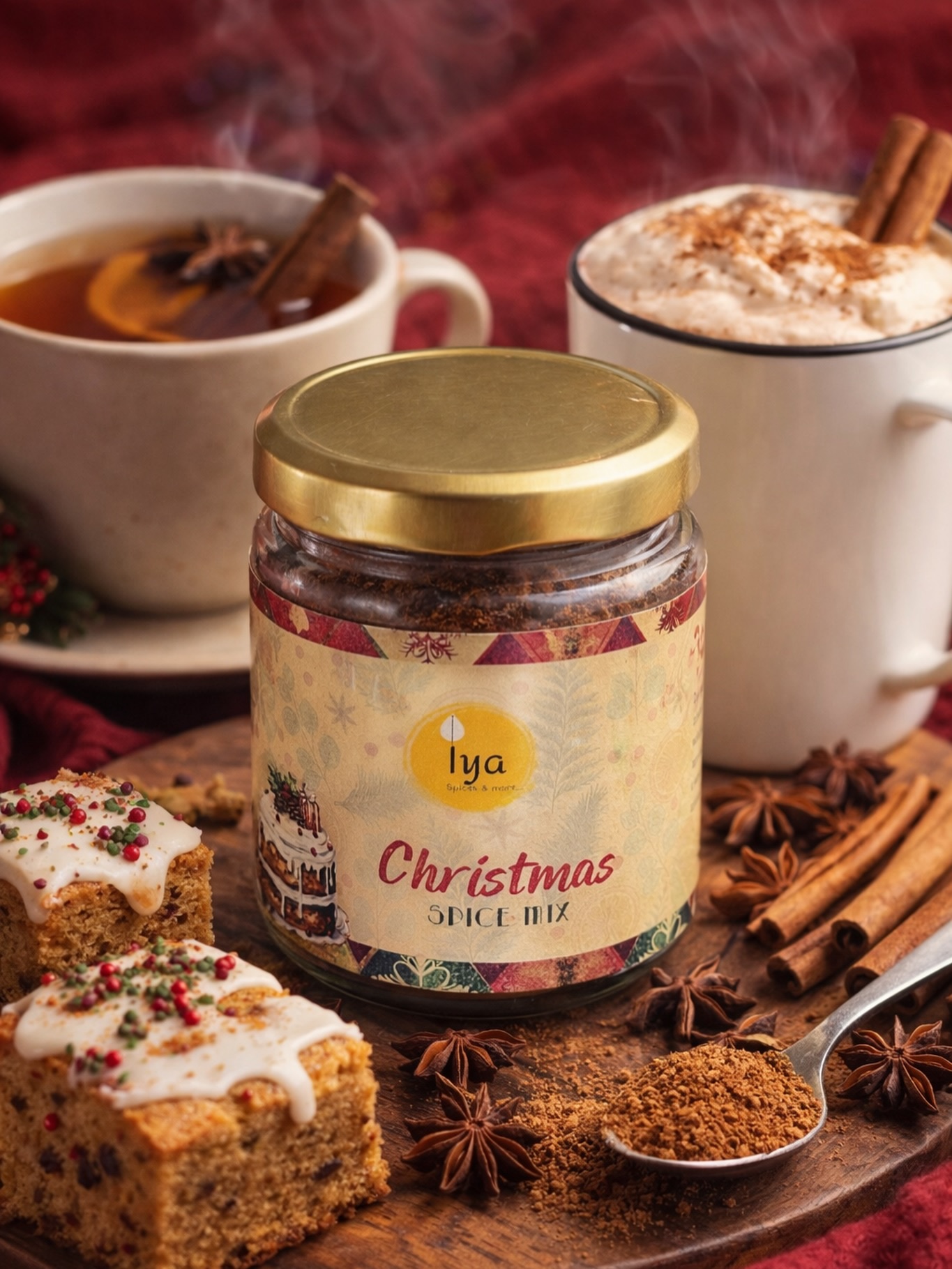 Welcoming winters with all things warm & Christmassy ❄️.
Spice mix that turn your coffee, hot chocolate & tea cakes into little moments of festive comfort. 🎄☕🍰
#spicemix #christmastime #explore #winter #iyaspices