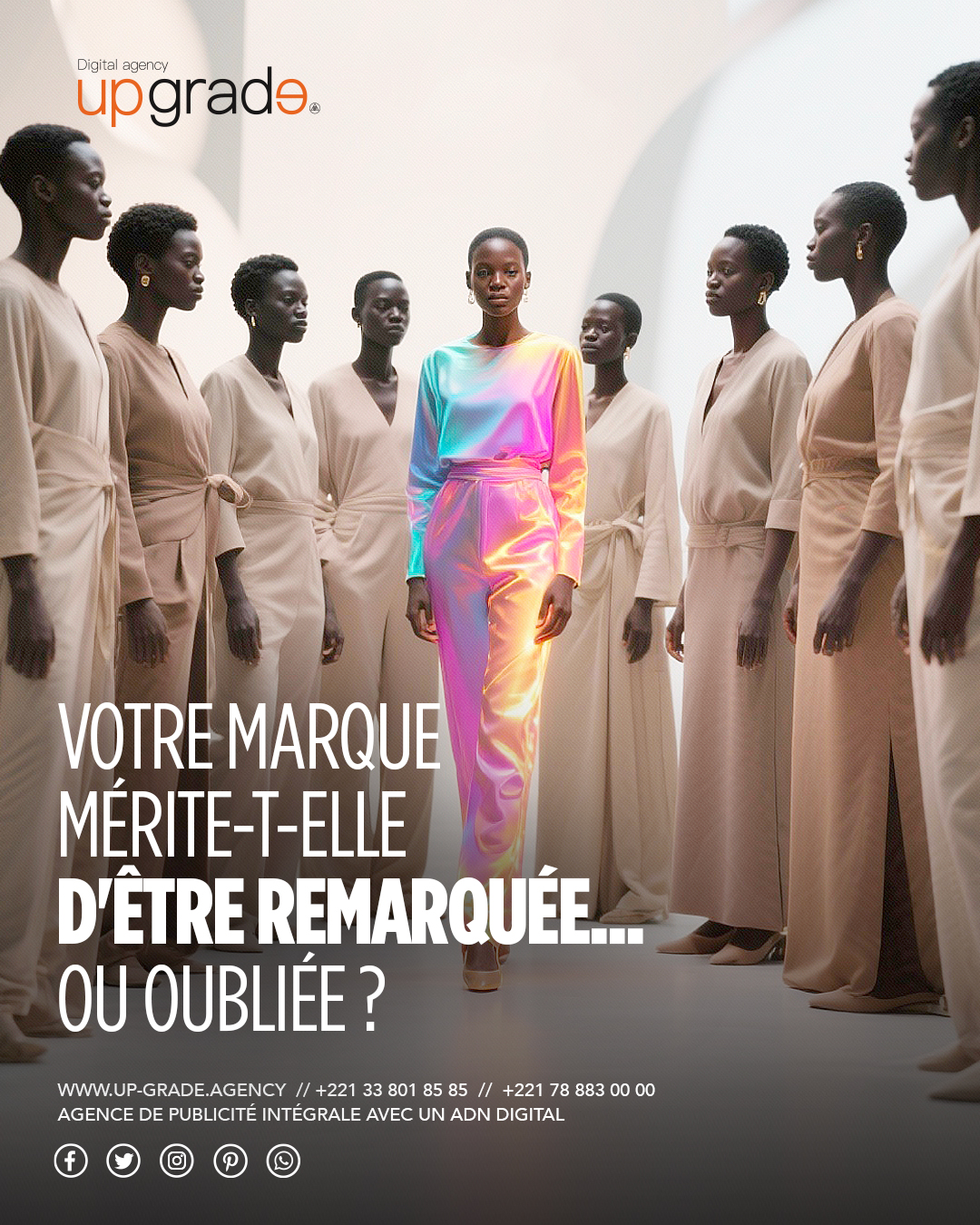 Votre marque ne doit pas seulement exister. Elle doit s’imposer.
Dans un marché de plus en plus concurrentiel, une identité visuelle forte n’est plus un luxe :
c’est un véritable levier de performance.
Nous concevons des marques qui :
• se distinguent immédiatement
• transmettent une vision claire
• renforcent la crédibilité et la confiance
• créent une expérience mémorable à chaque point de contact
👉 Une stratégie de marque bien pensée génère plus de reconnaissance, plus d’impact et plus de valeur.
Découvrez toutes nos offres et notre expertise en ligne :
Site disponible directement dans notre bio.
👉 https://www.up-grade.agency
Conseil stratégique personnalisé — sans engagement.