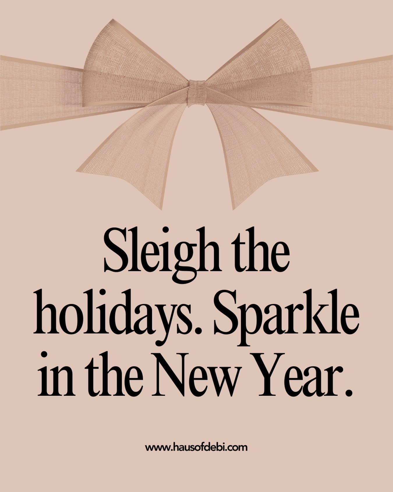 Sleigh the holidays. Sparkle in the New Year. ✨
As we wrap up the year, my heart is so full. Thank you to my wonderful Las Cruces community for trusting me with your faces and your stories. You are the reason Haus of Debi shines so bright!
Wishing you a season filled with love, laughter, and a very happy New Year. 🤍