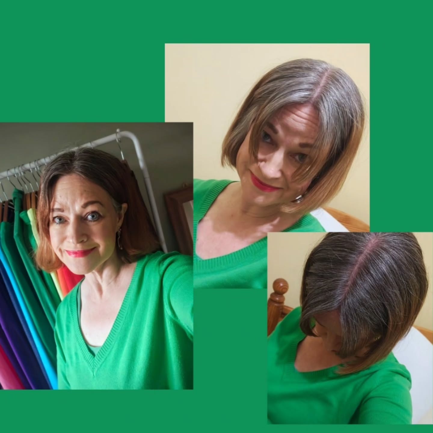 When you go 'cold turkey' growing out the dye, 'all the trimmings' โ๏ธ are important.
#xmashaircut
Other seasonal puns available.