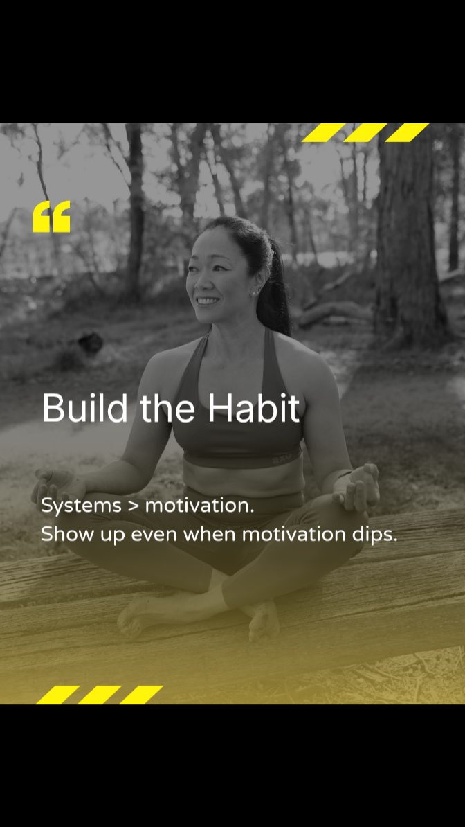 Motivation comes and goes. Habits stay. Progress isn’t built on your best days - it’s built on the ordinary ones where you still show up. If today feels average, that’s still a win.