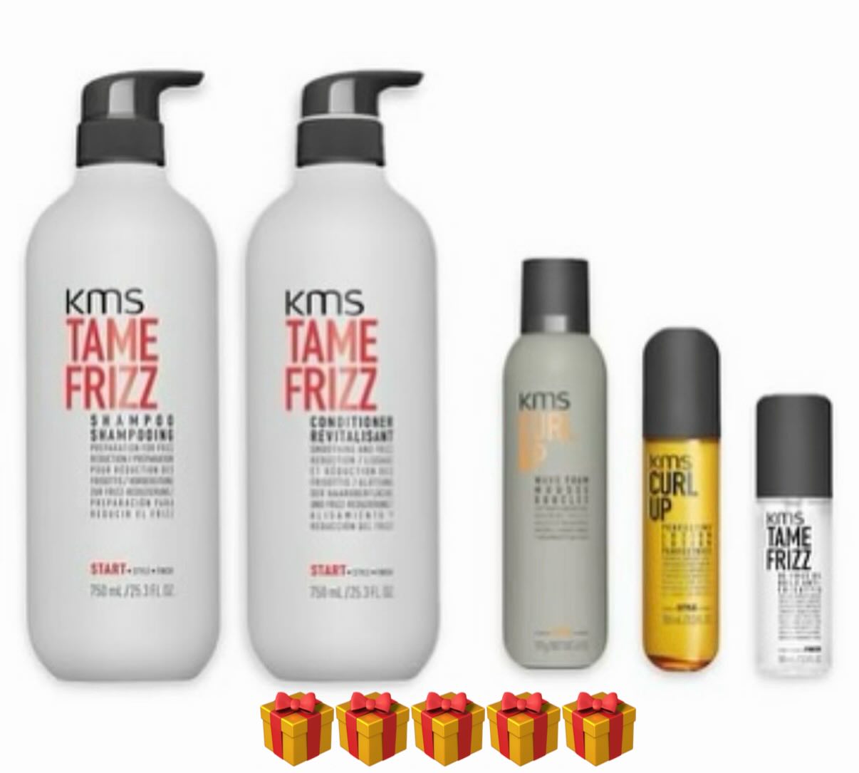 FRIZZ CONTROL- this curly hair combo will take your curls from dry & unruly to soft & bouncy. $185 and a complimentary gift with purchase. Products can also be purchased individually #kmshaircare #curlyhair #healthyhair #weknowhair