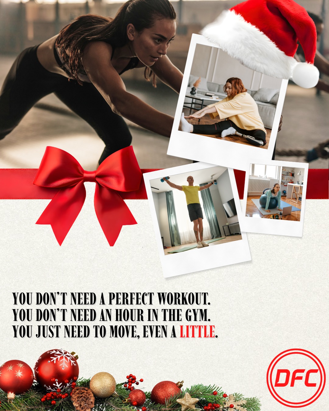 The holidays don’t erase discipline. 💪
You don’t need perfect, you just need to move.
Even light movement counts.
Consistency beats perfection. Keep moving.
#TheDisciplineFitnessCoach