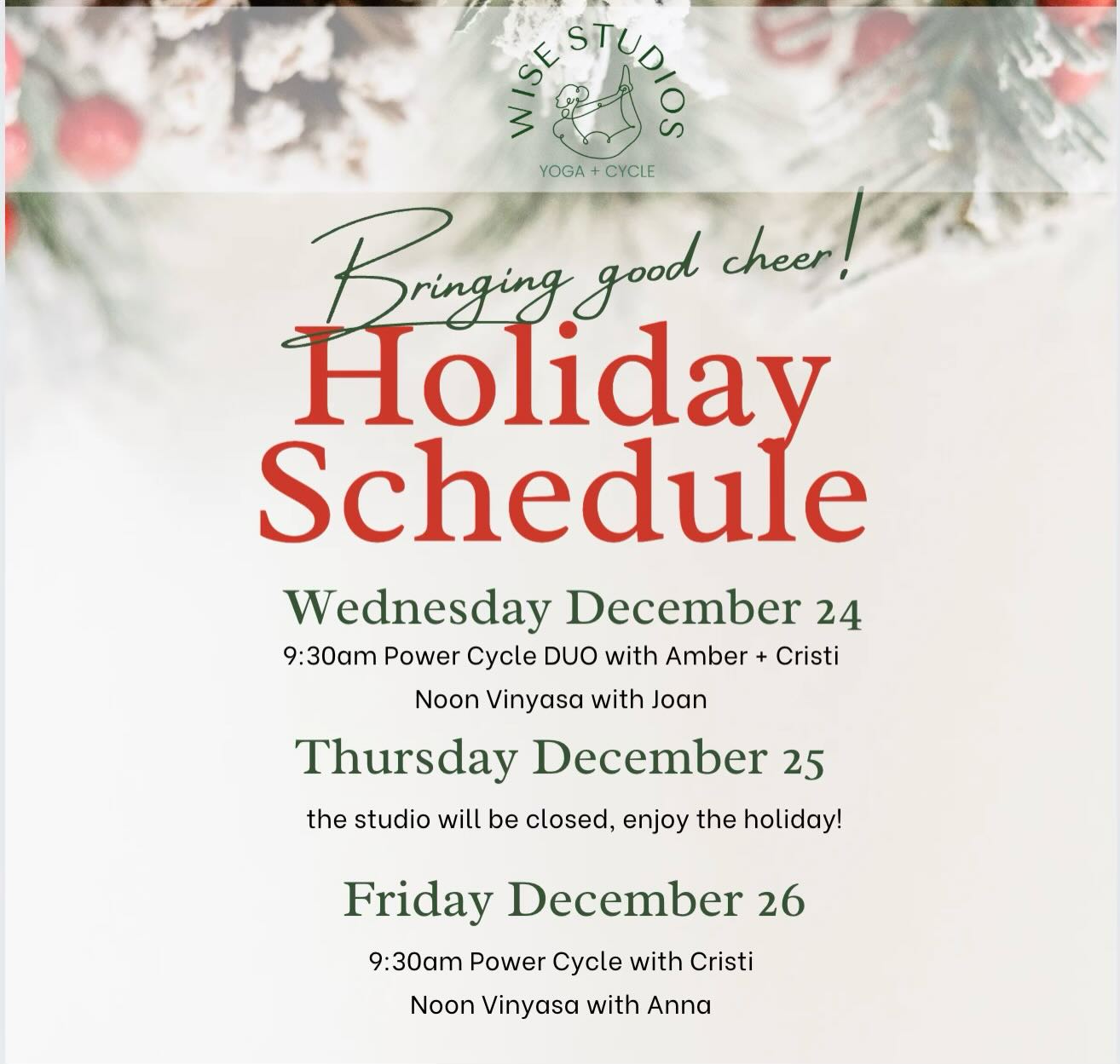 Take this time for yourself-put yourself at the top of your to-do list! Happy holidays โจ