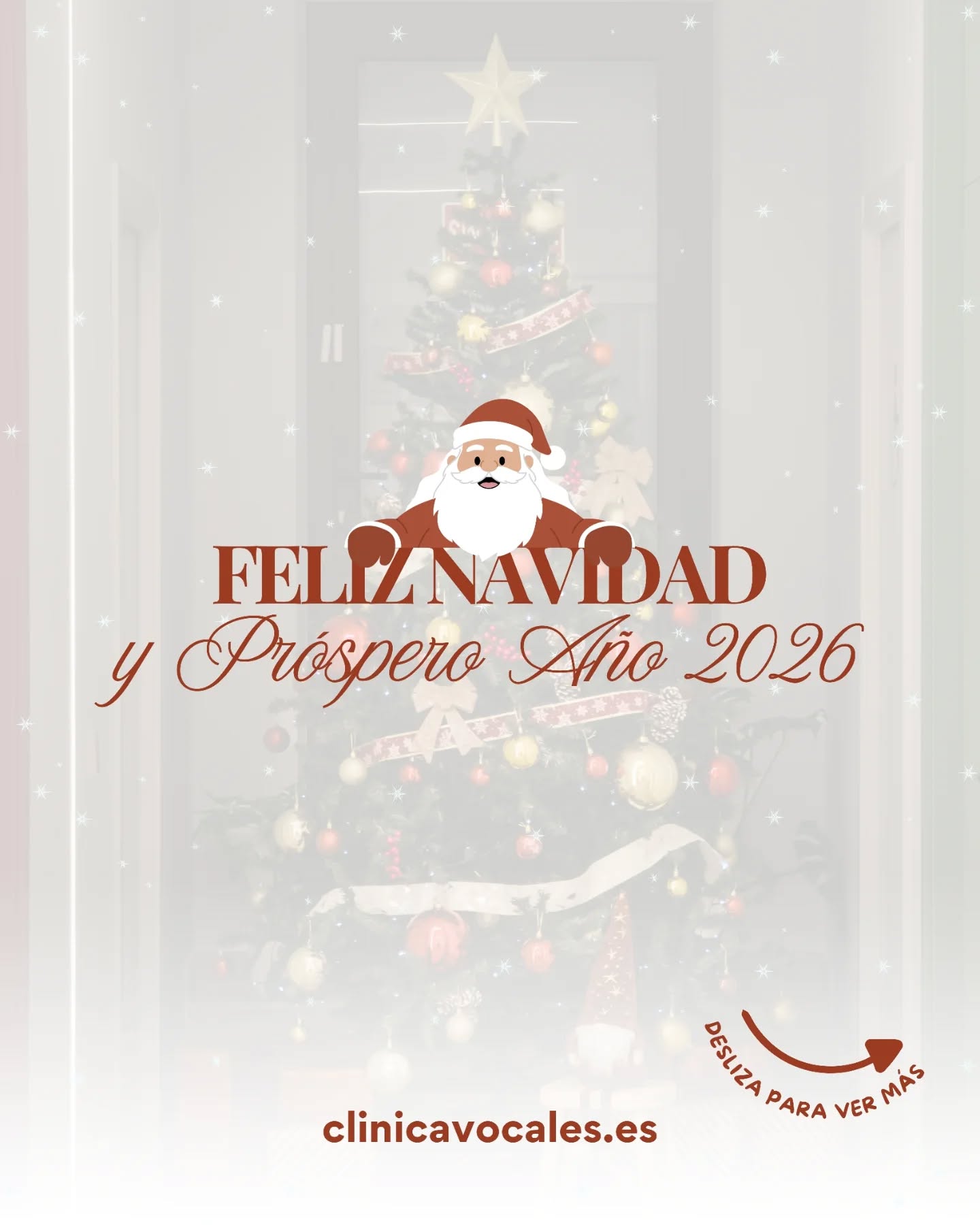 Cuidar tu salud es nuestra forma de darte las gracias.
Feliz Navidad y Próspero Año 2026 de parte de todo el equipo de Clínica Vocales.🎄🎁
#FelizNavidad #ClinicaVocales #FelizAño2026