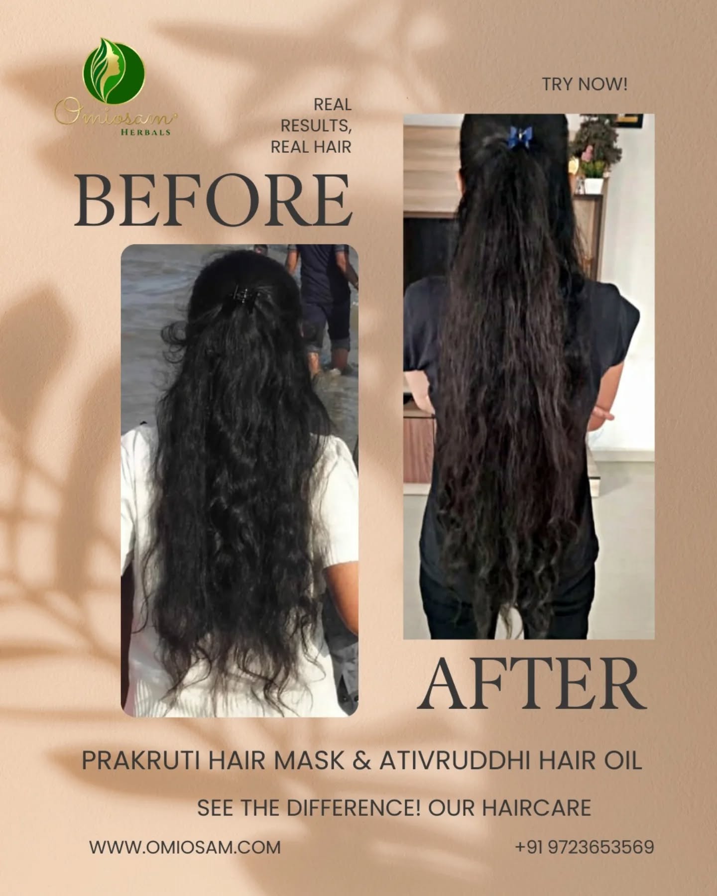 Healthy hair starts with a healthy scalp. Omiosam Hair Care Combo helps cleanse, nourish, and balance the scalp naturally.