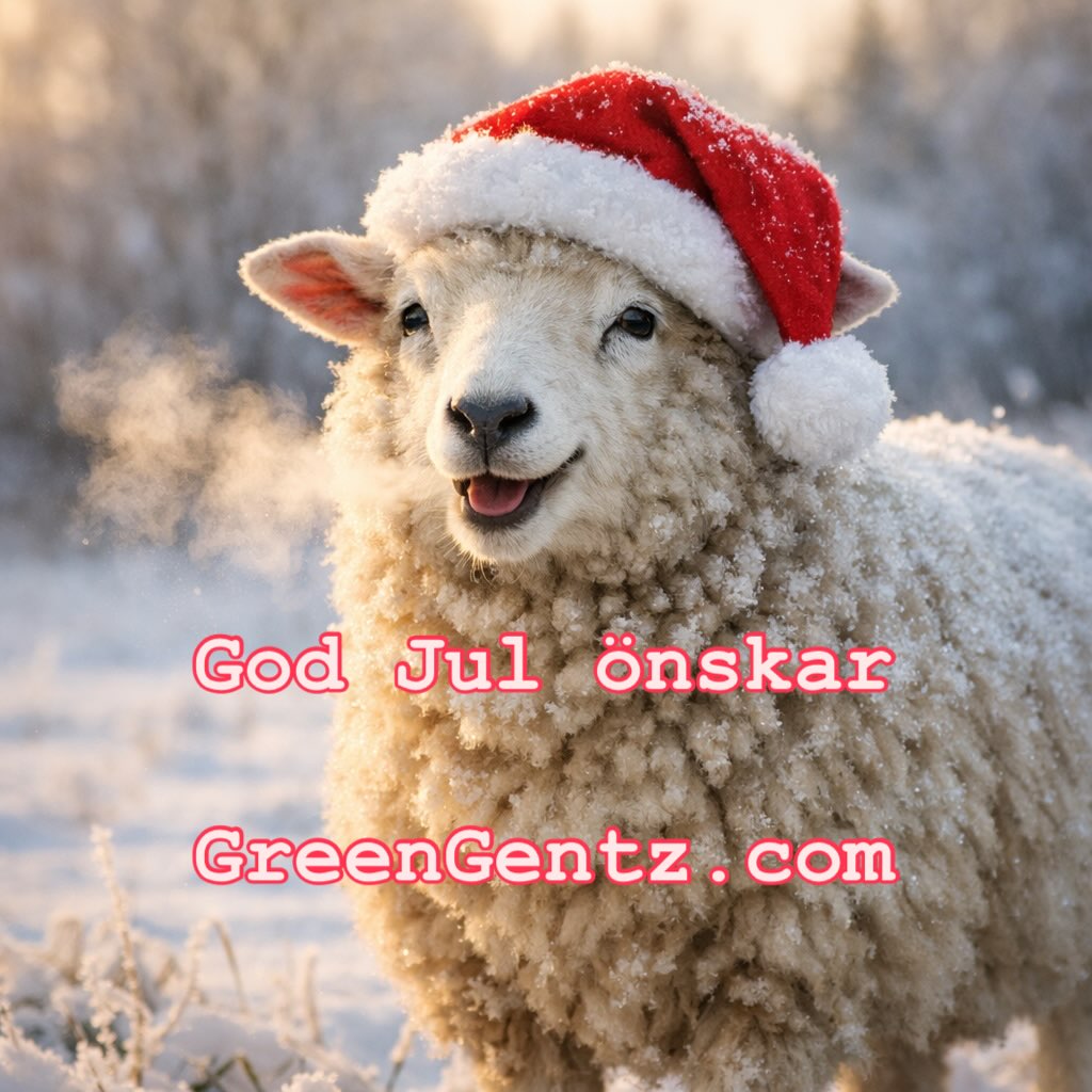 God jul från GreenGentz.com 🎄🎄🎄🎄