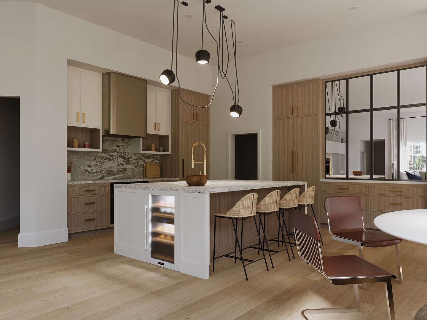 Designing spaces meant to gather. Renders created with intention and flow. ✨
#openconceptkitchen
#layeredinteriors
#kitchendesign
#customkitchen
#neutralinteriors