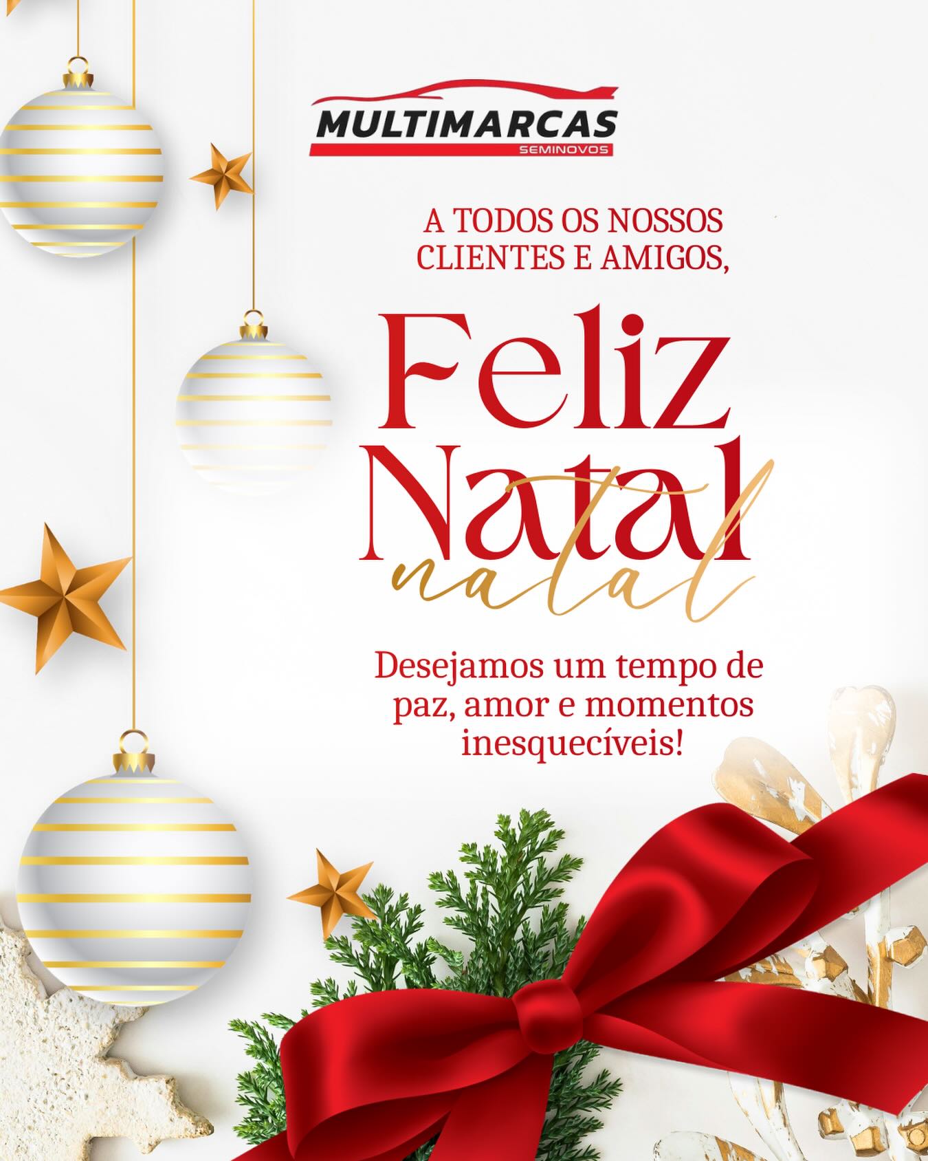 ✨🎄 Feliz Natal!
Agradecemos a confiança de todos os nossos amigos e clientes ao longo deste ano.
Que o Natal renove as esperanças e traga muitas realizações. 🤍