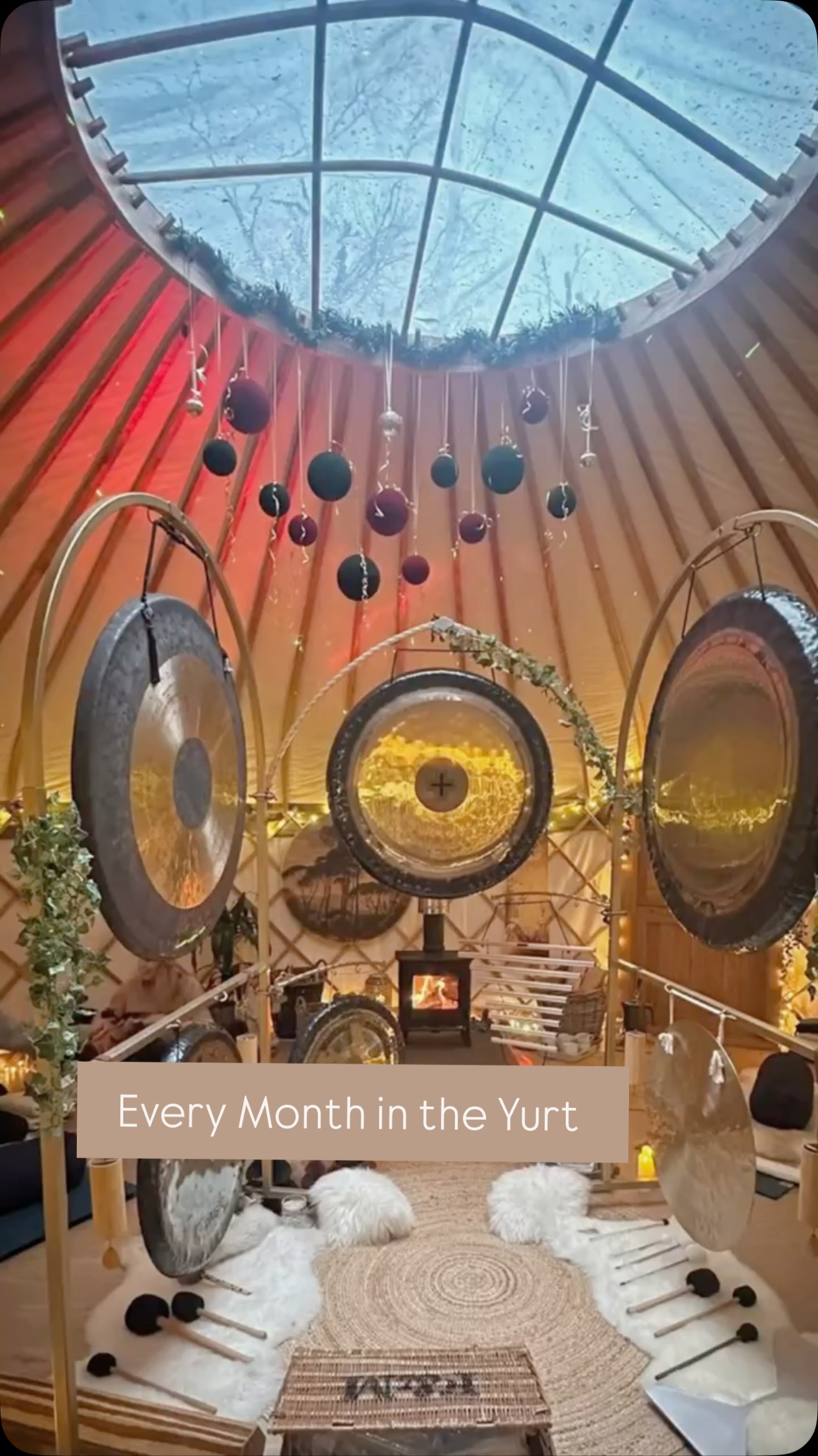 Every month, tucked away in Totnes, a beautiful journey of Sound ❤️✨ #totnes #selfcare #theyokiway