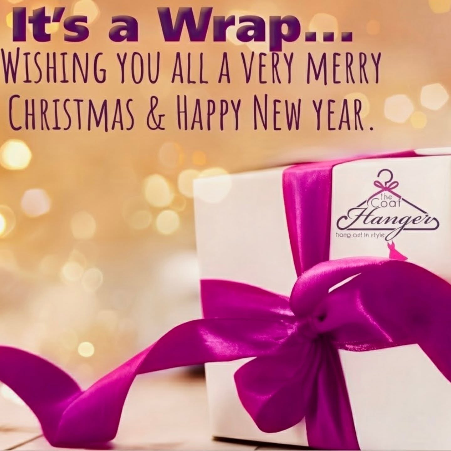 Thank you to each and everyone of you for your continued support.ย We would like to thank you for popping in on our LIVES for Sharing, Commenting & being there to support what we do.
This year we moved into our studio and reclaimed our home after 5 years which has given us work life balance.
The studio has been a great success with old and new customers especially our clients that prefer buying in real life rather than online.ย We have kept our prices affordable as you have seen nothing has changed except the access to shopping is much easier.
As you all know l have tried so hard to keep the website going but this has not been successful due to our stock selling so fast.ย I have decided and am working with a designer to update and give this another go for the new year.
Sometimes coming LIVE each week has been difficult as l don't always want to smile and be happy (We all have our ups and downs). Please know l have always worked hard to keep The Coat Hanger going and it has been difficult but when it's your passion it makes it worthwhile. I love seeing you all wear our clothes new and old as our fashion doesn't date.
Thank you to Helen, Lena, Jason and the kids/Stanley when they step in for their continued support as without them this can't be done.
Thank you & Wishing you all the best for 2026
Love Team Coat Hanger ๐พ๐
#thankyou
#christmasbreak