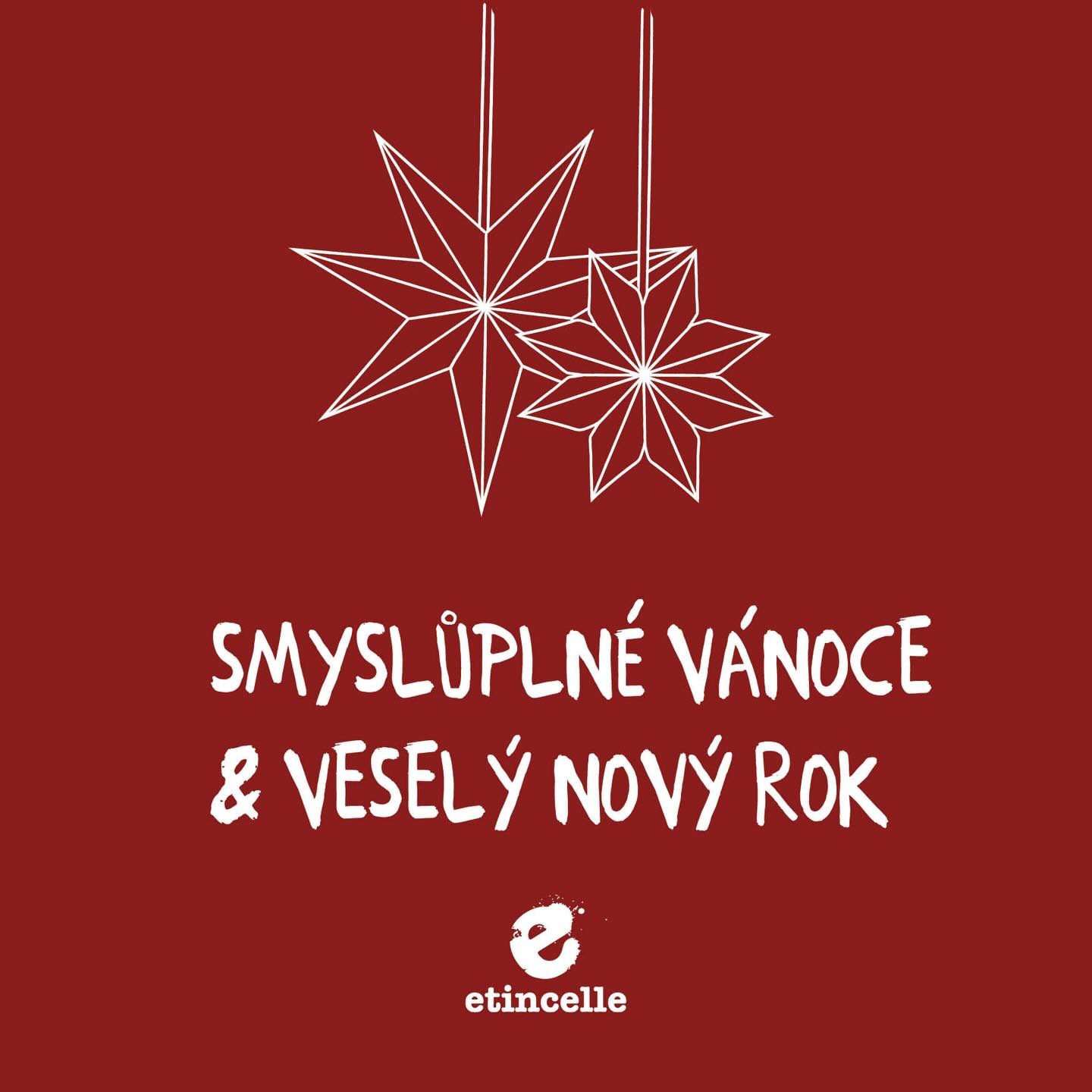 Ať jsou vaše Vánoce klidné, máte dost času se zastavit a dost odvahy radovat se z obyčejných věcí.
Do nového roku přejeme chuť spolupracovat, hledat smysl v každodenní práci a dělat ji s respektem k lidem kolem nás. ✨
#etincellecz #socialnipodnik #hendikepneniprekazka