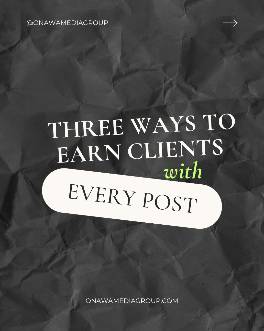 You don’t need more posts.
You need posts that convert.
Every piece of content you share should be doing one job: bringing the right clients closer to working with you.
Here’s how to turn every post into a client opportunity:
✨ Educate + Invite
Teach one valuable tip, then tell people exactly what to do next.
✨ Story + Solution
Share a real experience your audience relates to- then show them the way out.
✨ Proof + Offer
Results build trust. Trust builds clients.
If your content looks good but isn’t bringing in inquiries, it’s time for a strategy shift…not more guessing.
Ready to turn your content into clients?
DM me “CLIENTS” and let’s map out a strategy that works for you.
•
•
•
•
#socialmediastrategy #contentthatconverts #smallbuisness #SmallBusinessMarketing #socialmediamanagement