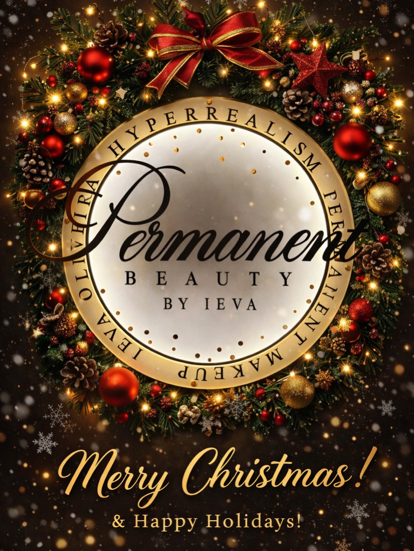 For me Christmas is about warmth 🤍
About light inside, peace in the heart, and the people who are close to us.
At this special time, I want to say thank you to each of you. You mean so much more to me than just clients.
May this Christmas bring you comfort, love, and a feeling of home — wherever you are.
May the new year bring more joy, confidence, and moments when you look in the mirror and smile 🤍
Thank you for being with me.
Merry Christmas and warm holidays ✨🎄