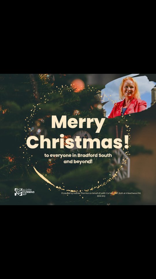 I wish everyone in Bradford South and beyond a very Merry Christmas!🎄