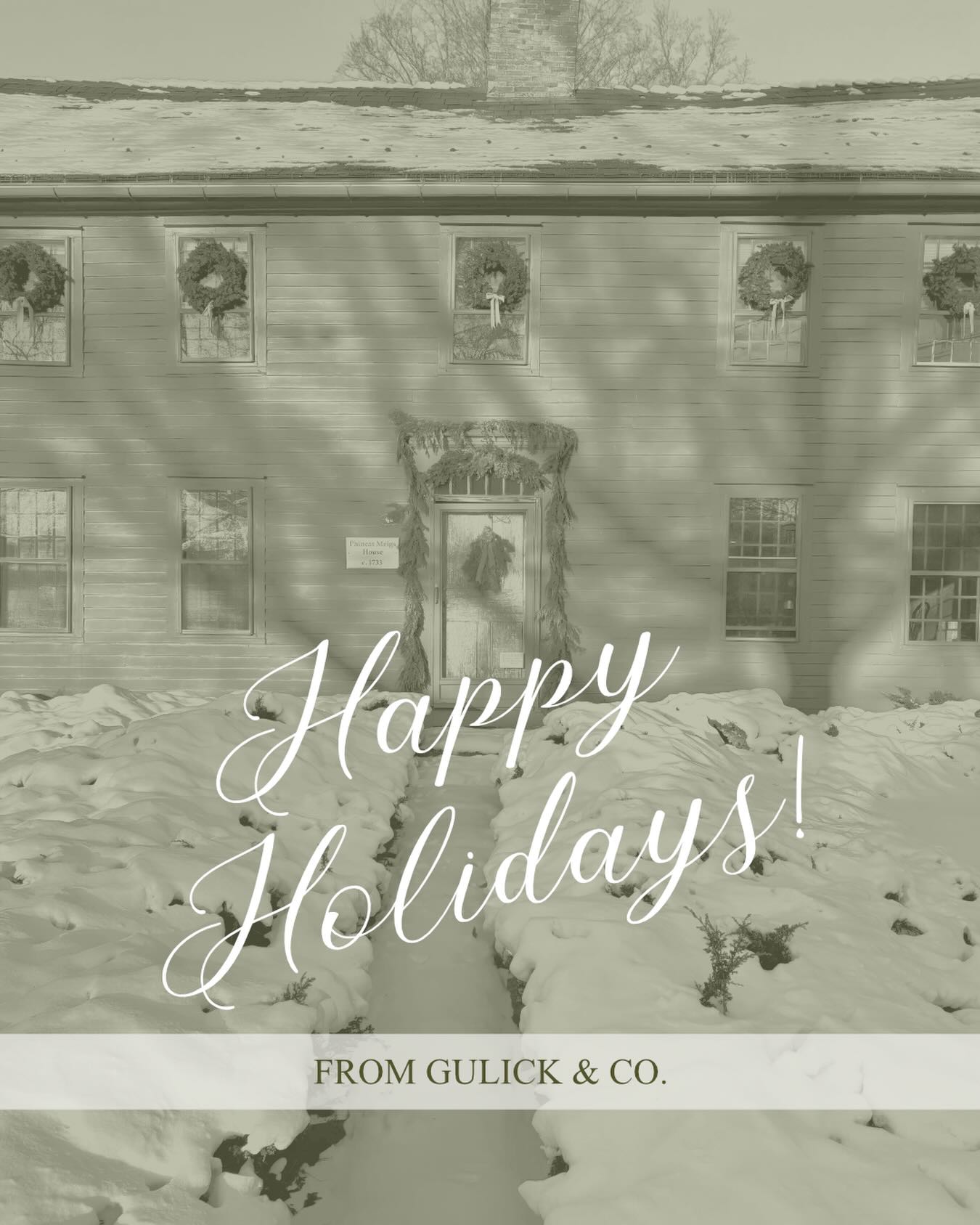 Wishing you all the very happiest of holidays and all good things for 2026 - from everyone at Gulick & Co!
🎄✨🎄✨🎄✨
#happyholidays #merrychristmas #madisonct #gulickandco