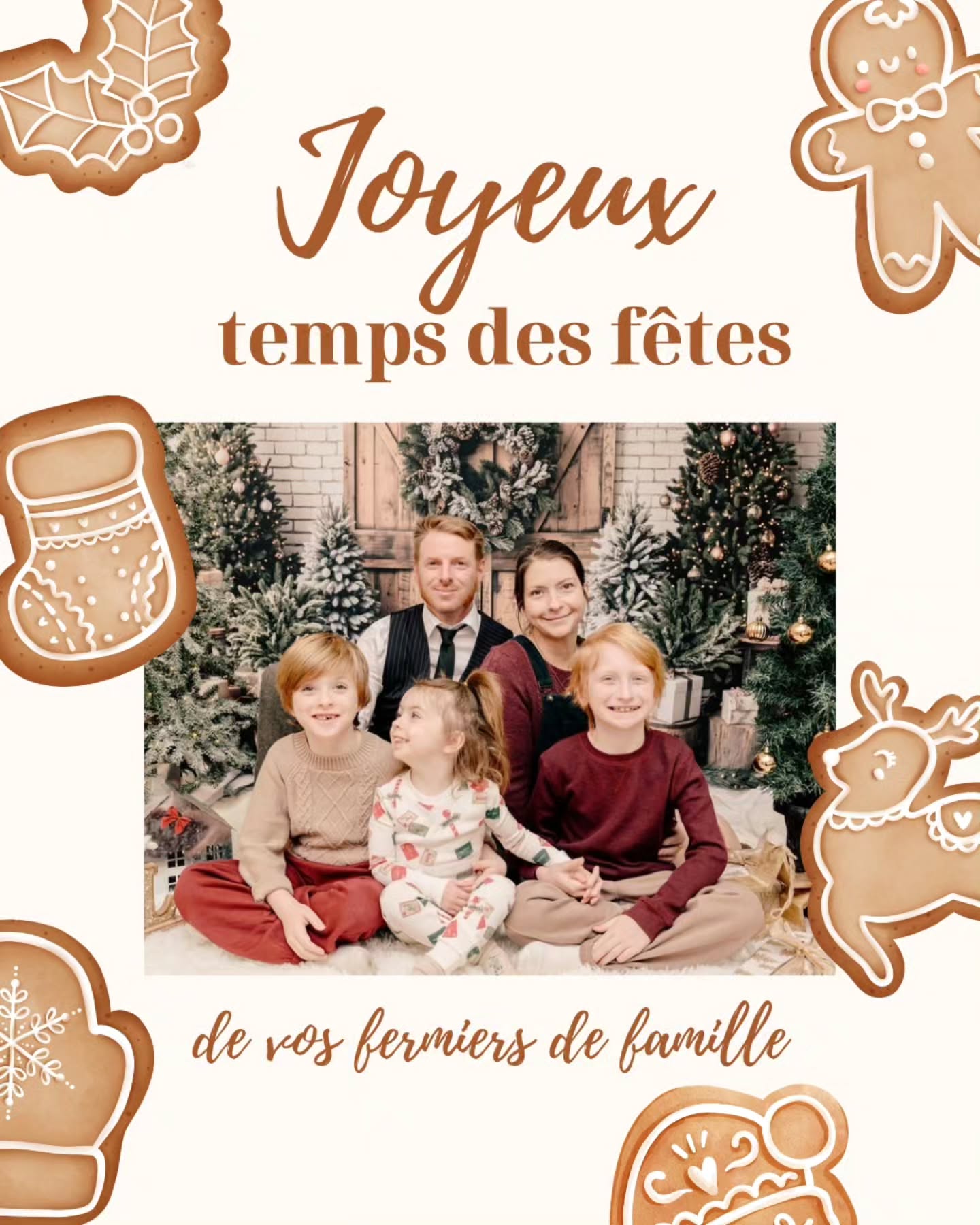 📸❤️ 23 décembre – Joyeuses fêtes!
De notre famille à la vôtre, on vous souhaite un temps des fêtes doux, lumineux et rempli de bonnes choses locales.
Merci d’être avec nous année après année.
On vous aime! 🎄💚
PS : Demain on fait tirer un coffret de semences pour préparer ton jardin 2026, donc reste à l’affût, le concours commence demain matin et se termine le 31 décembre à minuit. Le gagnant sera annoncé au jour de l'an ;)
Suit le père noël : https://santatracker.google.com/intl/fr/