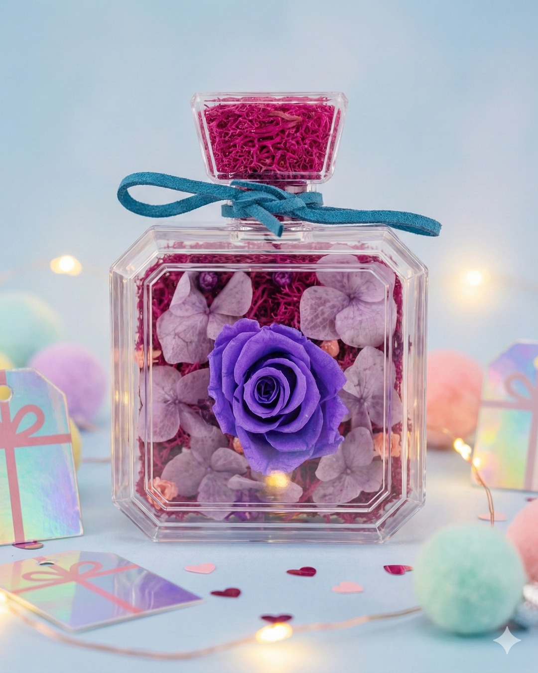 Small bottle, big impact. ⨠Our Classic Square Purple Preserved Flower Bottle is the perfect pop of color for your workspace, bedside table, or that empty shelf looking for a little love. š
Featuring a premium preserved rose or carnation, delicate hydrangeas, and dried glixiaāthis mini masterpiece stays vibrant for months without a single drop of water. Itās all the beauty of nature, bottled just for you.
Shop the Purple Series at SKfleur via the link in bio! šš·
#SKfleur #HomeDecorSG #PurpleAesthetic #PreservedFlowers #FloralDesign #DeskGoals #SustainableBeauty #SGFlorist