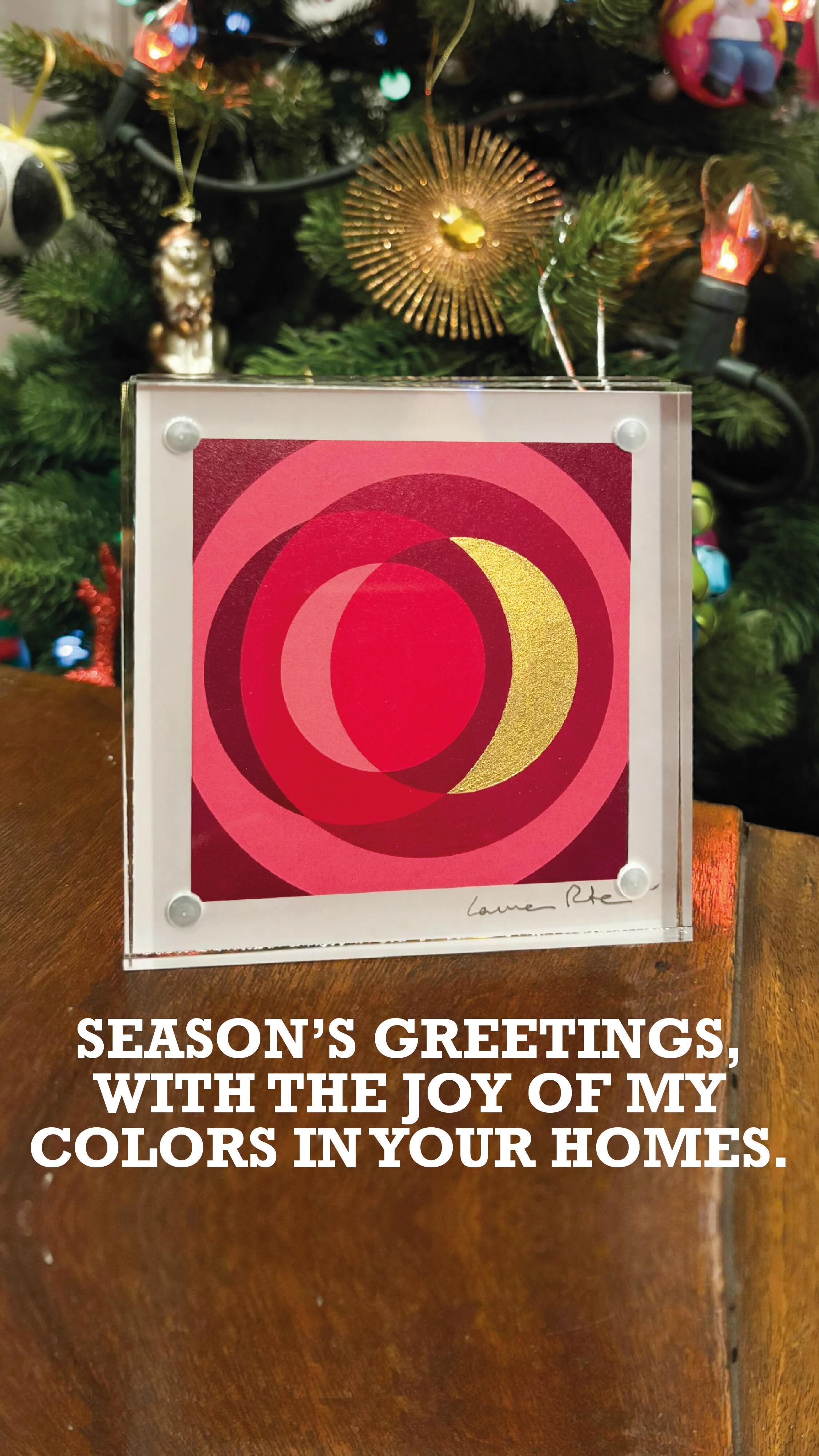 Season’s Greetings, with the joy of my colours in your homes.
Seeing my art enter people’s homes and become part of their most intimate and joyful moments is one of the greatest gifts I could receive!
Thank you to everyone who has shared images of my works in their homes. Circles of Joy is a project that begins with me, but truly comes to life through those who welcome it, understand it, and choose it. ✨
If for any reason you haven’t shared a photo yet, but one of my paintings, prints or cards is part of your home, feel free to send it to me via DM. I’ll be happy to share it in my stories over the next few days.
⸻
🇮🇹 Buone Feste, con la gioia dei miei colori nelle vostre case.
Vedere la mia arte entrare nelle vostre case e far parte dei momenti più intimi e festosi è per me uno dei regali più belli!
Grazie a tutti coloro che mi hanno inviato le immagini delle mie opere nelle loro case. ‘Circles of Joy’ è un progetto che nasce da me, ma vive davvero grazie a chi lo accoglie, lo comprende e lo sceglie.
Se per qualsiasi motivo non avete ancora condiviso una foto, ma in casa c’è un mio quadro, una stampa o un biglietto, sarò felice di riceverla in DM e di condividerla nelle storie dei prossimi giorni.
#laurarota #laurarotaart #circlesofjoy #circlesofjoyart #earthsheart