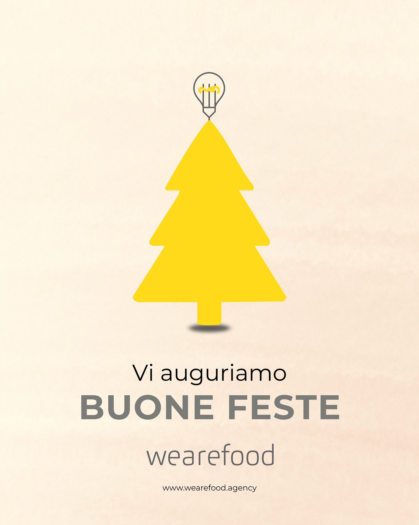 Un caro augurio di Buon Natale da tutto il team di We Are Food. 🎄💡
Che queste feste siano un tempo di pausa, ispirazione e nuovi sguardi sul futuro, da vivere con curiosità ed entusiasmo, sempre. 💛
#WeAreFood #WeAreFoodAgency #Natale
