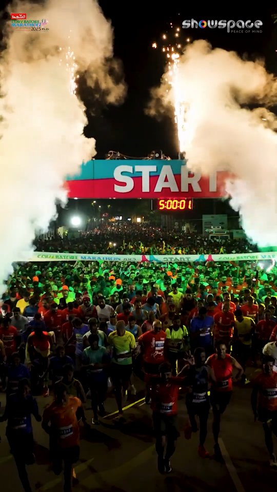 A city in motion. 25,000+ runners. Thousands of stories on one road.
Reliving the energy, emotion, and scale of the Coimbatore Marathon 2025. 🏃♂️🏃♀️🏁
Which moment stayed with you the most? 👇
#CoimbatoreMarathon2025 #RunCoimbatore #marathon #showspaceevents #eventplanner