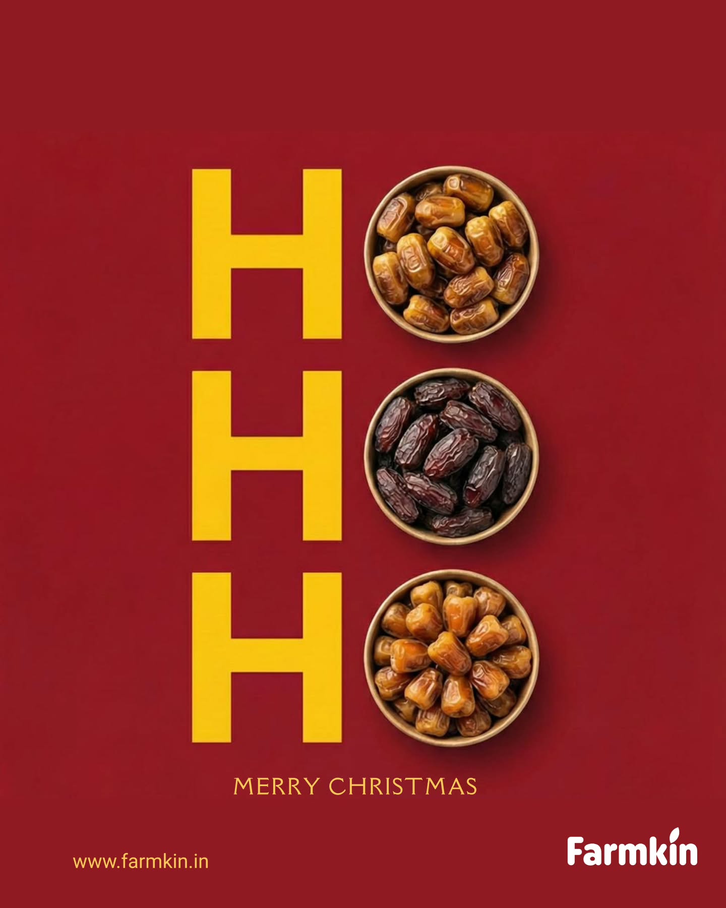 Merry Christmas from Farmkin family!
Wishing you a season filled with sweetness, warmth, and good moments.
#Farmkin #MerryChristmas #ChristmasVibes #HealthySnacking #DatesLove