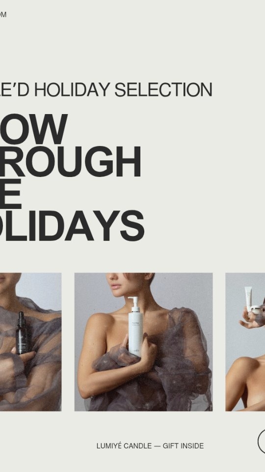✨ Glow through the Holidays ✨
Winter is a pause.
Between what has passed
and what begins. ❄️
In the East, skincare is not a result.
It is a ritual. 🕯️
Before
Preparation.
Skin receives the light. ✨
During
Evening.
Forlle’d.
The soft flame of Lumiyé.
A few slow movements.
Silence. 🤍
After
Recovery.
No rush.
The glow remains. 🌿
🎁 Forlle’d Holiday Selection
Lumiyé candle — part of the ritual
Not a gift for a date.
A gesture of care.
For yourself.
For the new year.
For balance.
Limited selection.
While winter stays quiet.
#GlowThroughTheHolidays
#Forlled
#Lumiyé
#HolidayRitual
#ZenSkincare
#QuietLuxury
#SkincareBoxBeauté