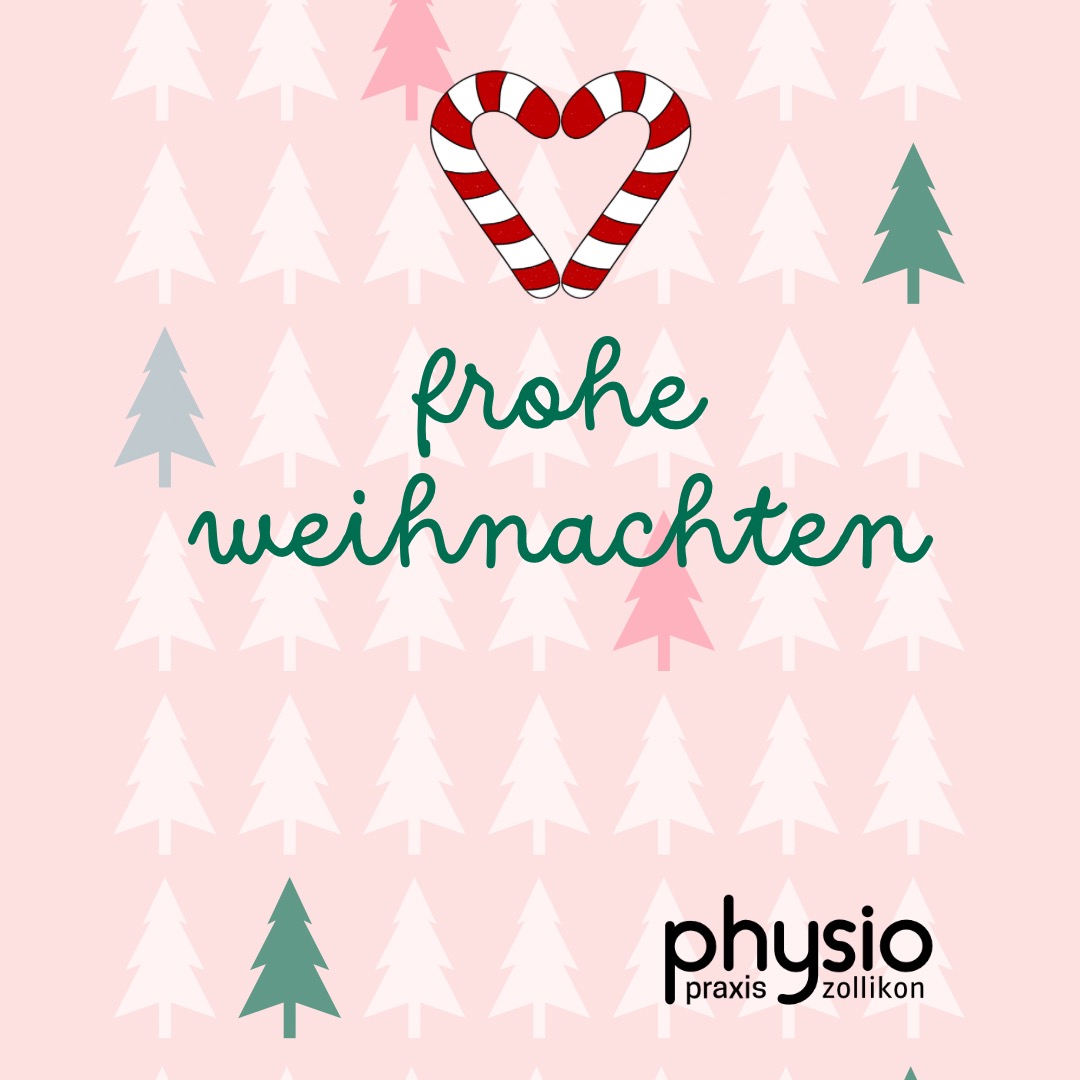 Wir wünschen dir von Herzen frohe Festtage – eine Zeit voller Ruhe, Wohlbefinden und kleiner, kostbarer Augenblicke.
Frohe Weihnachten ! Simon & das Team der Physio Praxis Zollikon