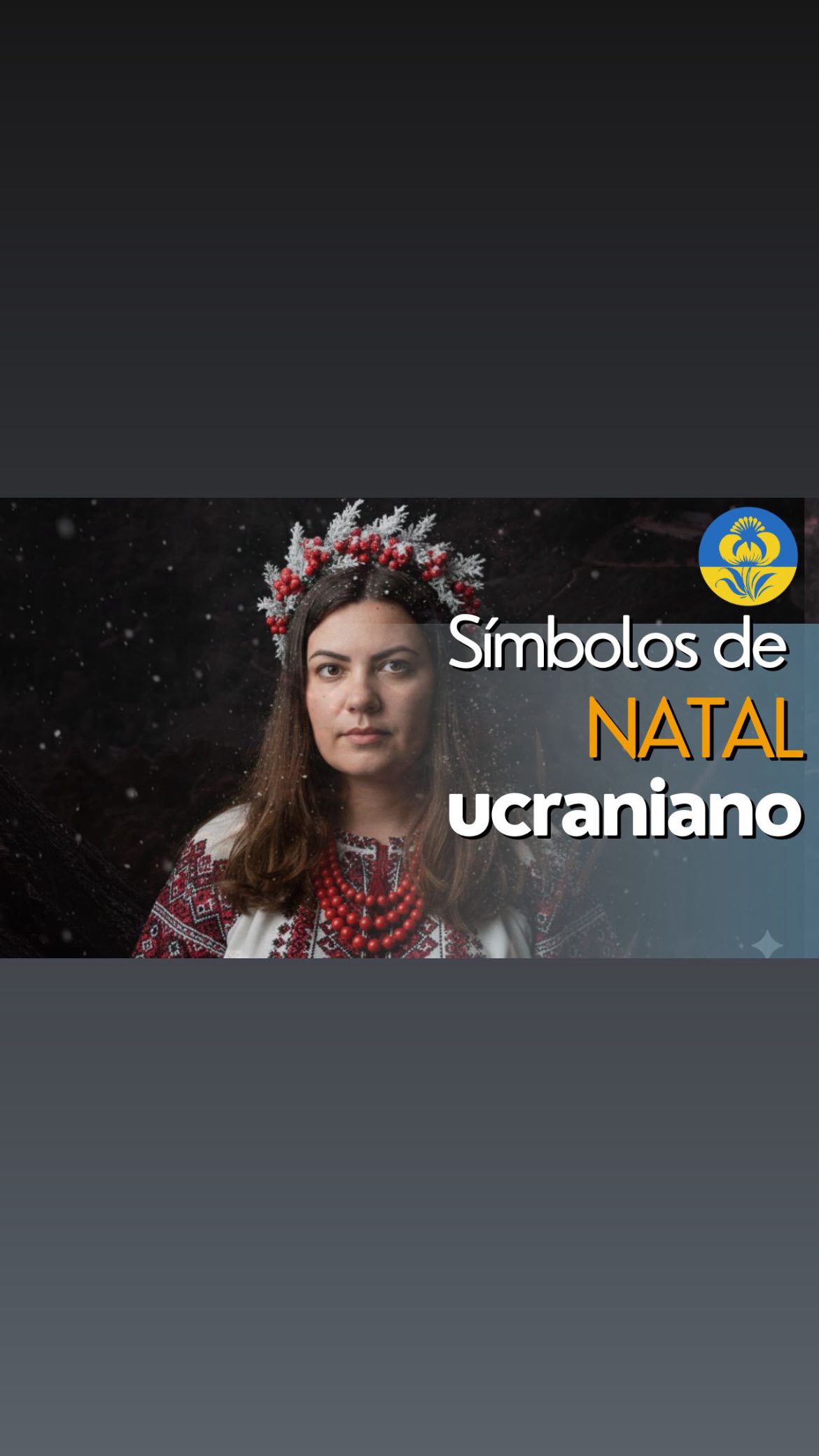 O NATAL QUE VOCÊ NÃO CONHECE 🎄
O vídeo completo já está no nosso YouTube Canal
O link na bio @azul.e.amarelo
Ilustrações e da @zaporizhzhia.cultura e @united24.media