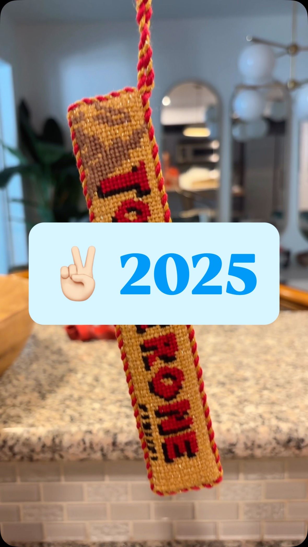 How do you picture a year? Is it a line that goes left to right or top to bottom? Is it a circle? Do the -ber months feel like LMNOP, rushed a jumbled? Is the year a square, the point each change of season?
2025: I made it to wholesale, had a one-day sellout (first ever), applied to Spring Market, met internet friends IRL and did an LNS crawl. It was an explosive year for The Great Needlepoint Exchange. I had great ideas that didn’t turn out and even more great ideas that are in production. I daydreamed about hosting a retreat with beach time and tattoo time. I was constantly in awe of your creativity, trust, and enthusiasm. I am already excited for the next turn around the sun. ✌🏻😘🥹