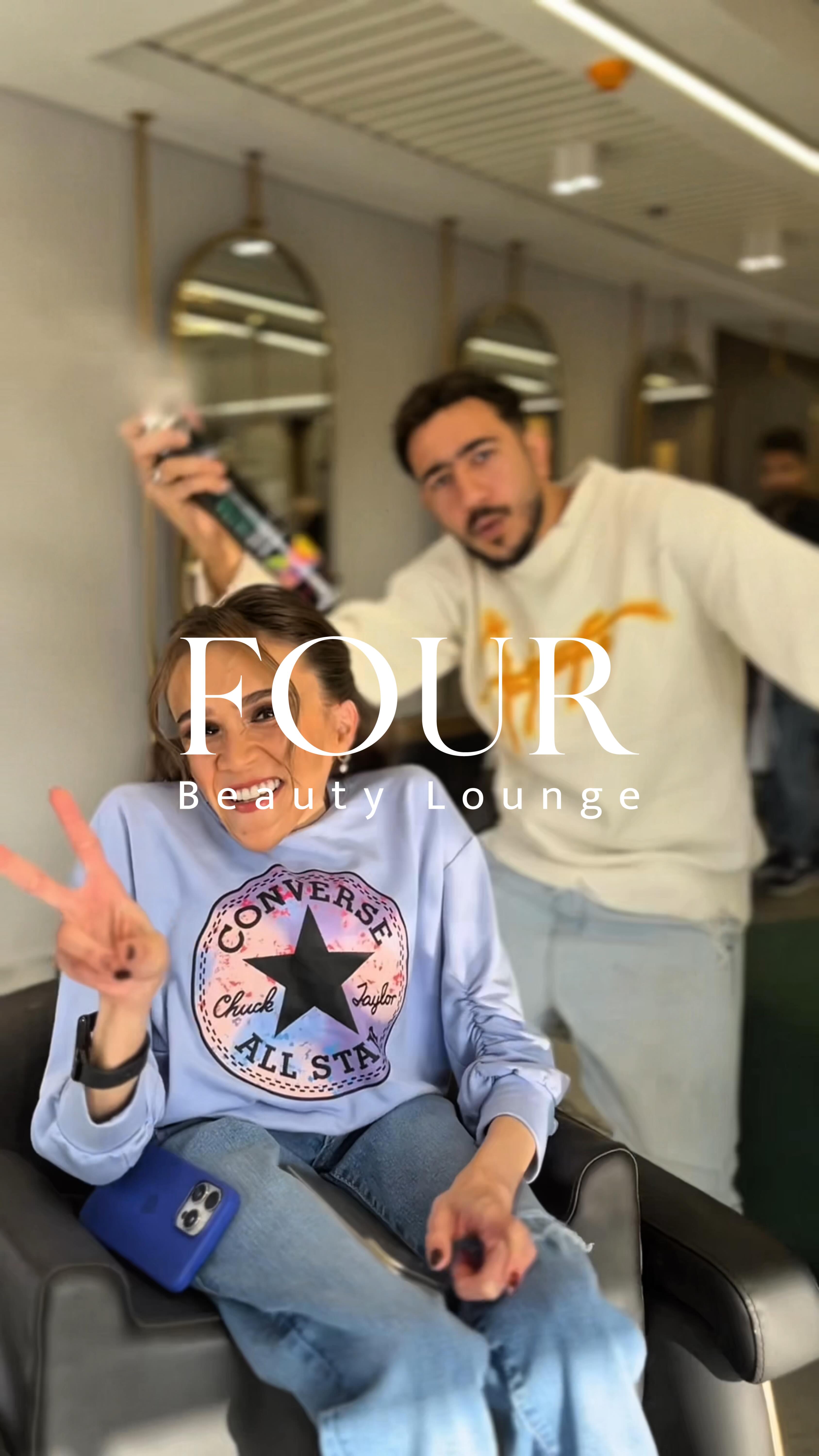 New hair, same smile—maybe bigger Hair by Yousef @fourbeautylounge #strokesofperfection