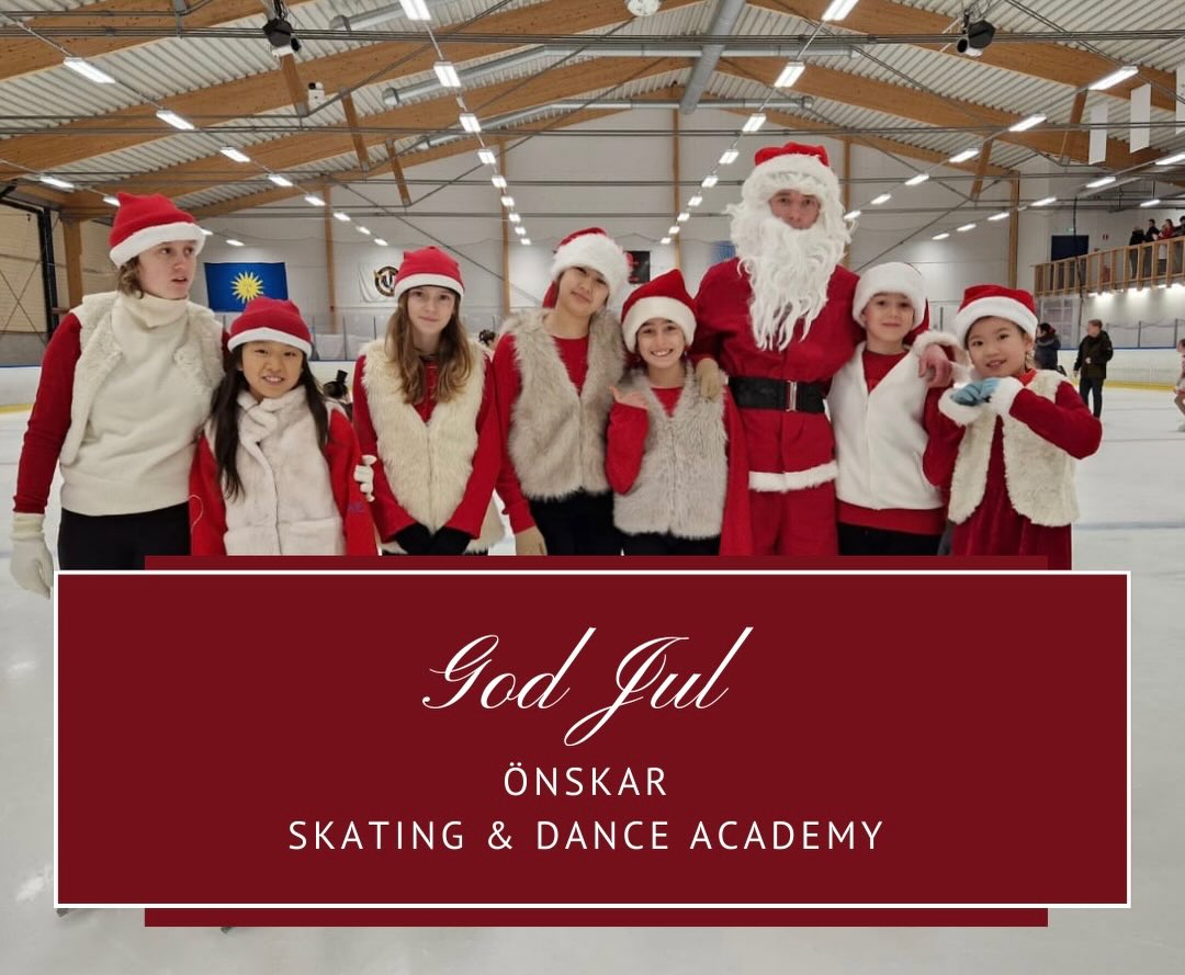 Vi önskar er en riktigt God Jul, fylld av värme, glädje, familj och goda vänner.
Med varma hälsningar,
Skating & Dance Academy 💫