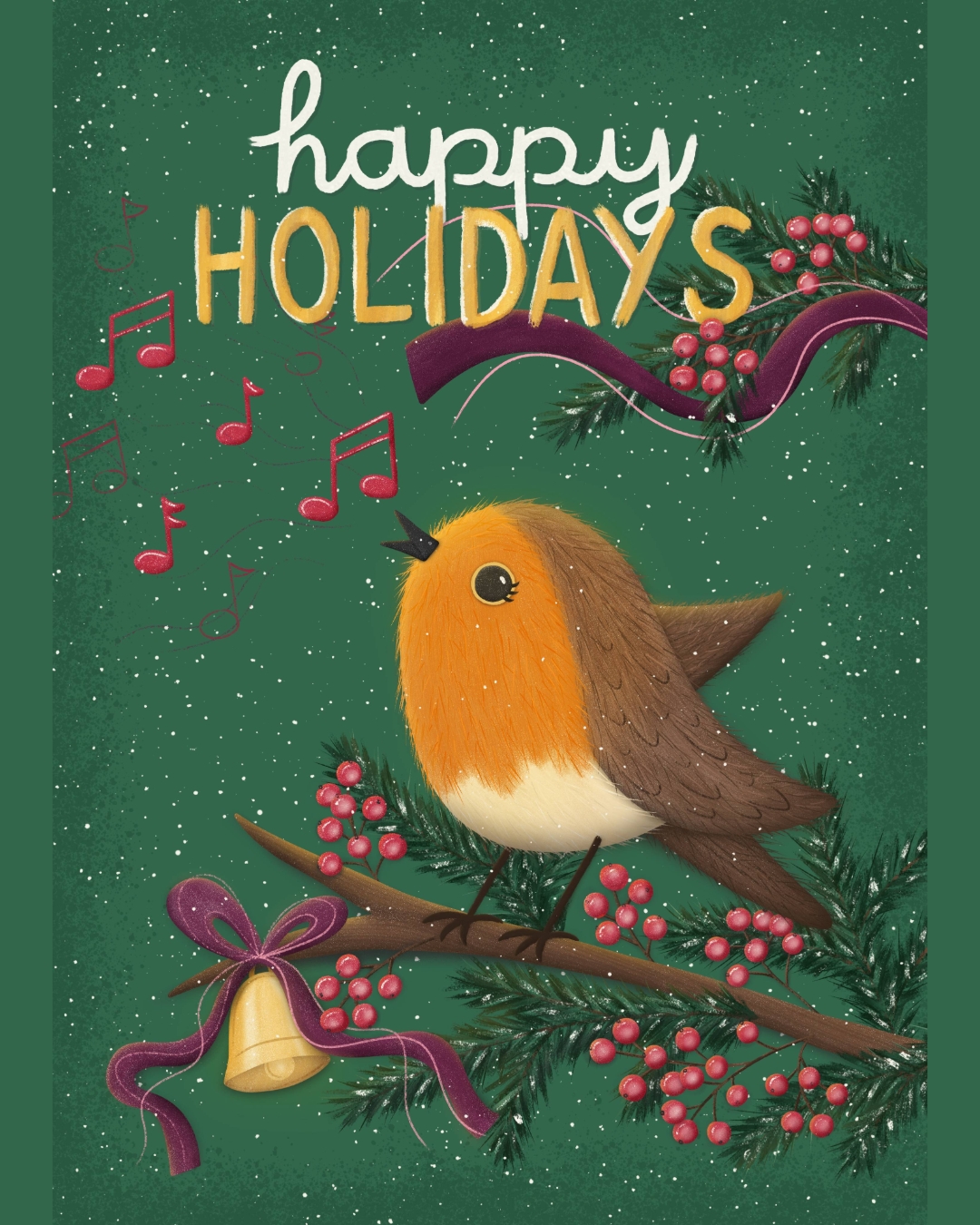 A little singing robin for your feed today. Celebrating all of our favourite Christmas songs that we will soon stop listening to.
For surface pattern design collaborations, please contact me directly at design@franzispeer.com or through my agency @advocateart01
#christmas #x-mas #holidays #seasonalart #licensing #artlicensing #freelanceillustrator #artistsofinstagram #greetingcarddesigns #illustrationartists #trendingart #illustrators #artists #surfacedesigners